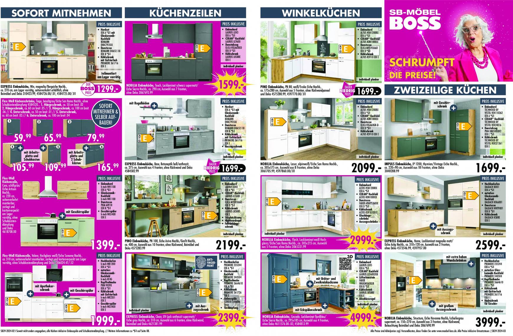 SB Möbel BOSS-Prospekt gültig ab 23.09. - 29.09. 2