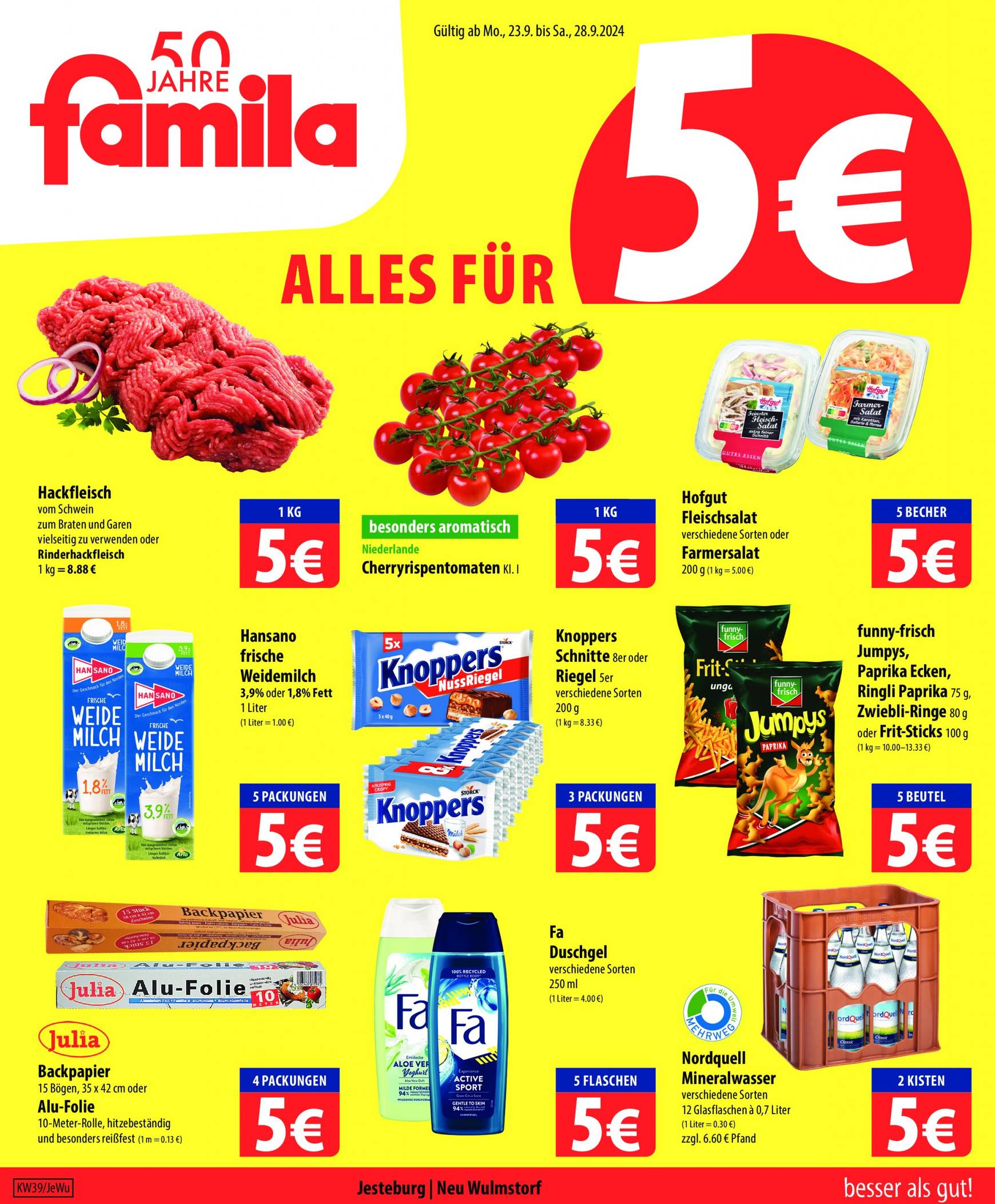 Famila Nordost-Prospekt gültig ab 23.09. - 28.09.