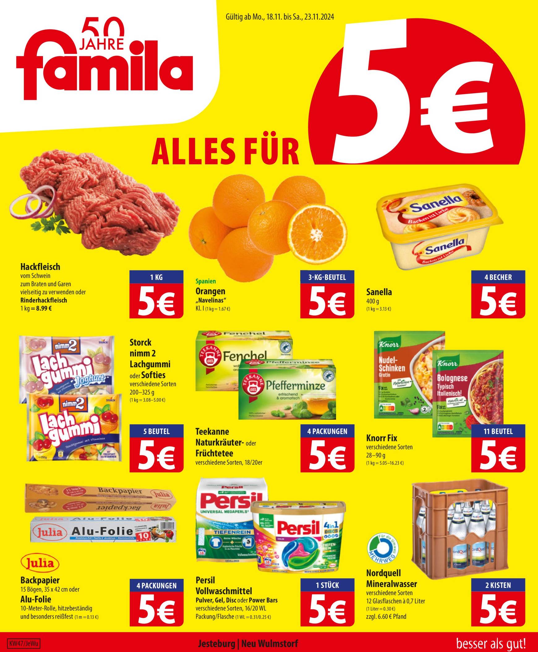 Famila Nordost-Prospekt gültig von 18.11. bis 23.11.