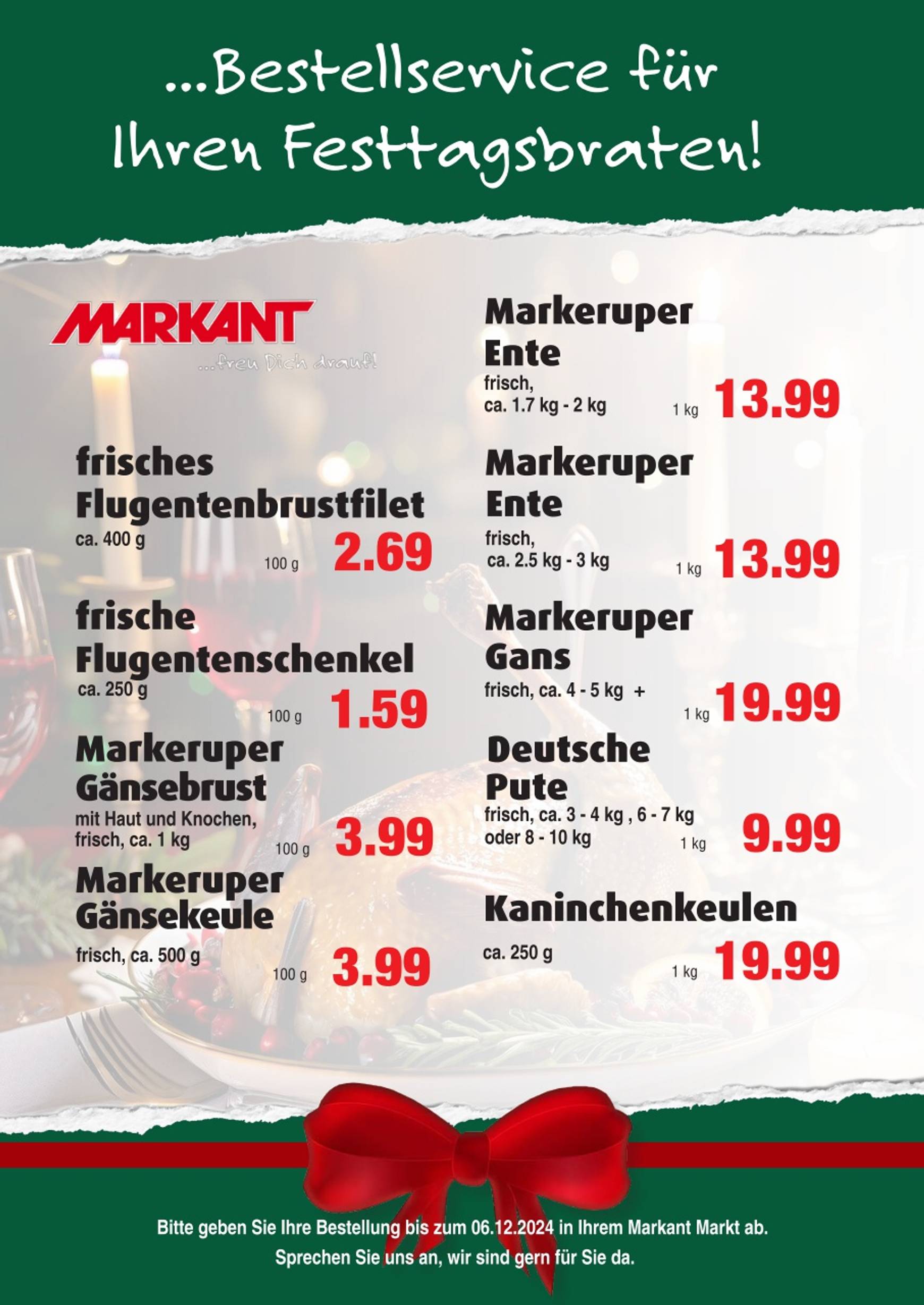 Markant Freu Dich Drauf-Prospekt gültig von 18.11. bis 06.12.