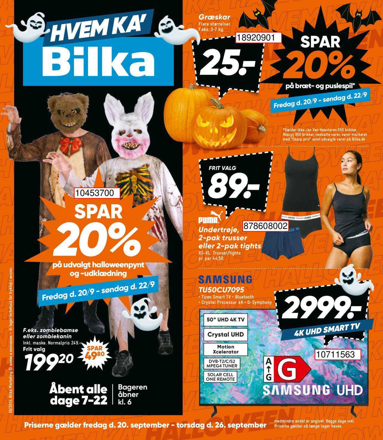 Bilka - Nonfood 20/09/2024 - 26/09/2024