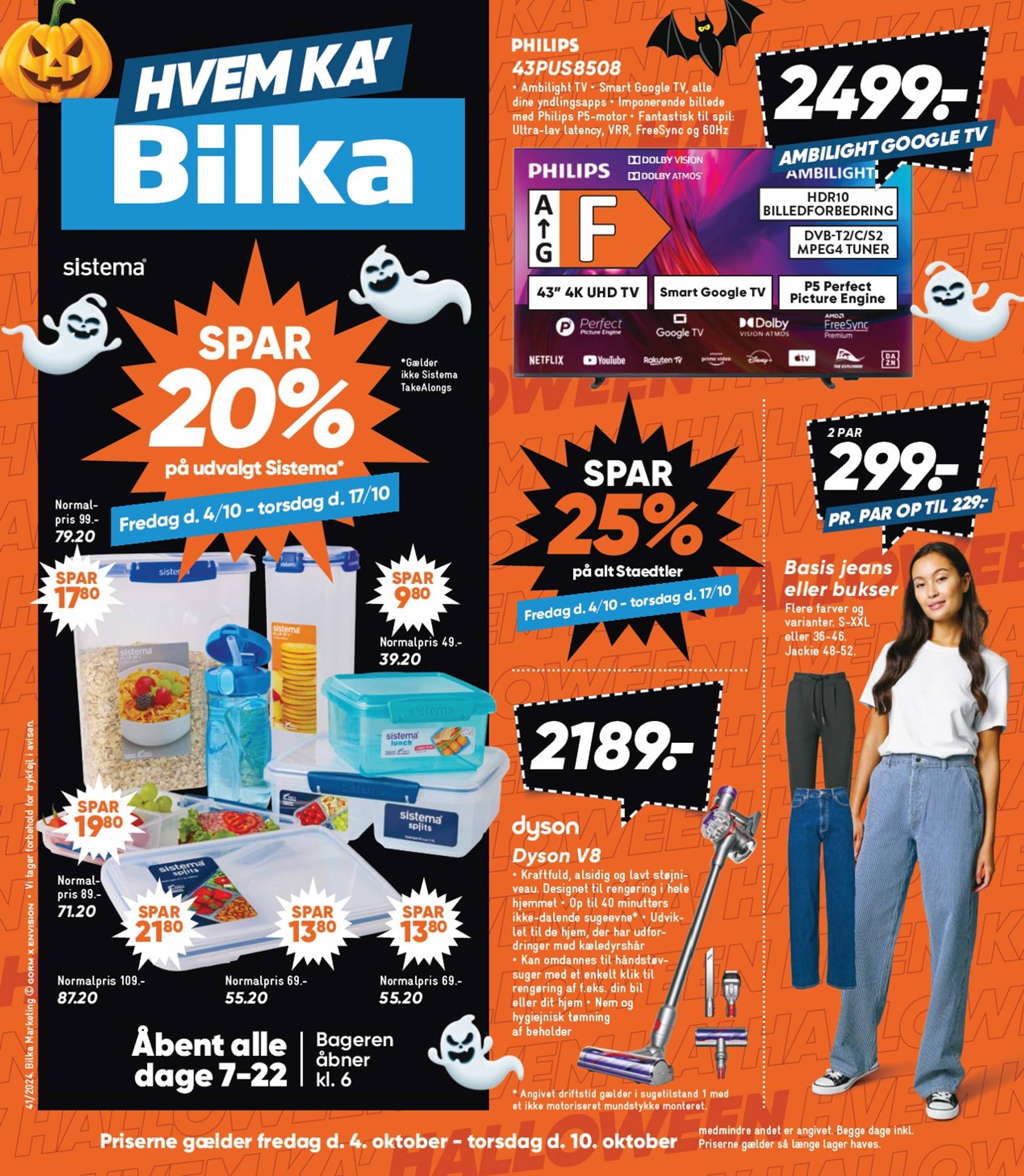 Nyeste Bilka tilbudsavis gyldig fra 04.10. - 10.10.