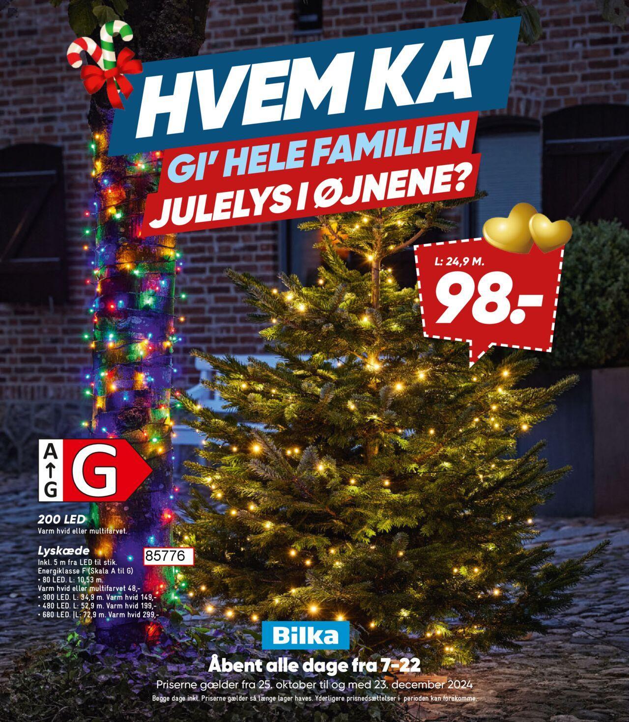 Bilka - Julebelysning 25/10/2024 - 23/12/2024