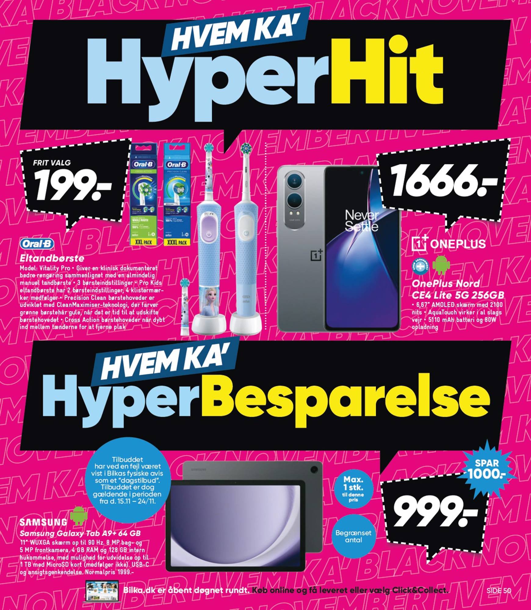 Bilka tilbudsavis gyldig fra 15.11. - 21.11. 7