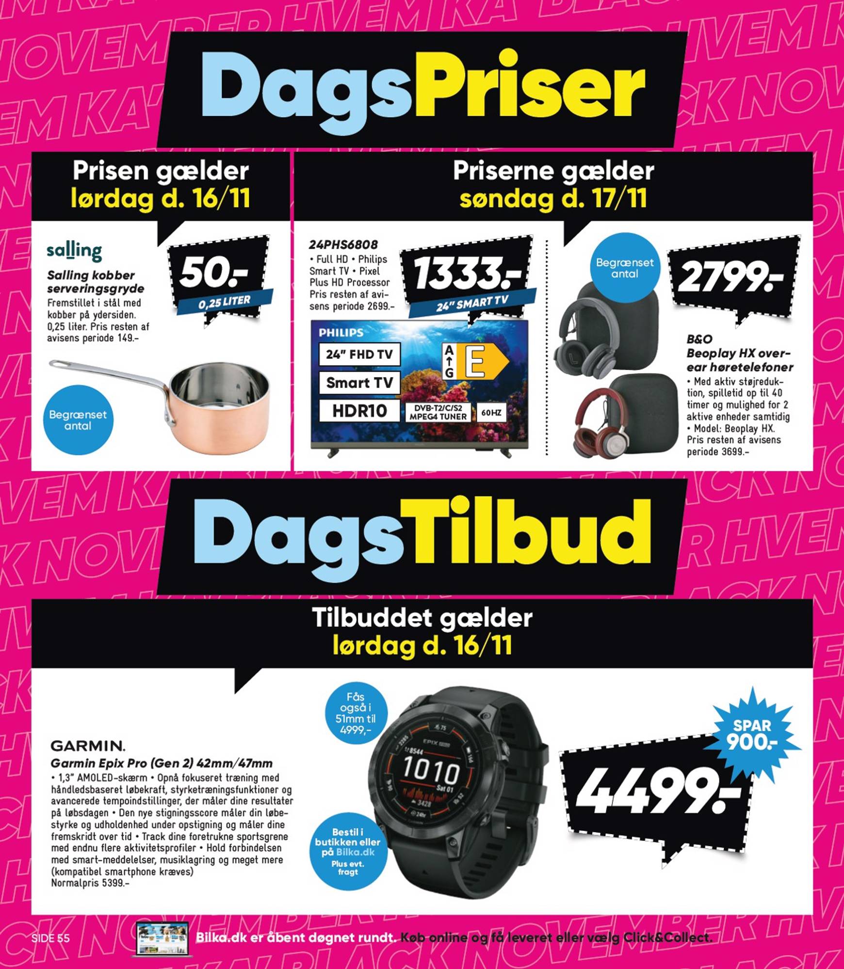 Bilka tilbudsavis gyldig fra 15.11. - 21.11. 2