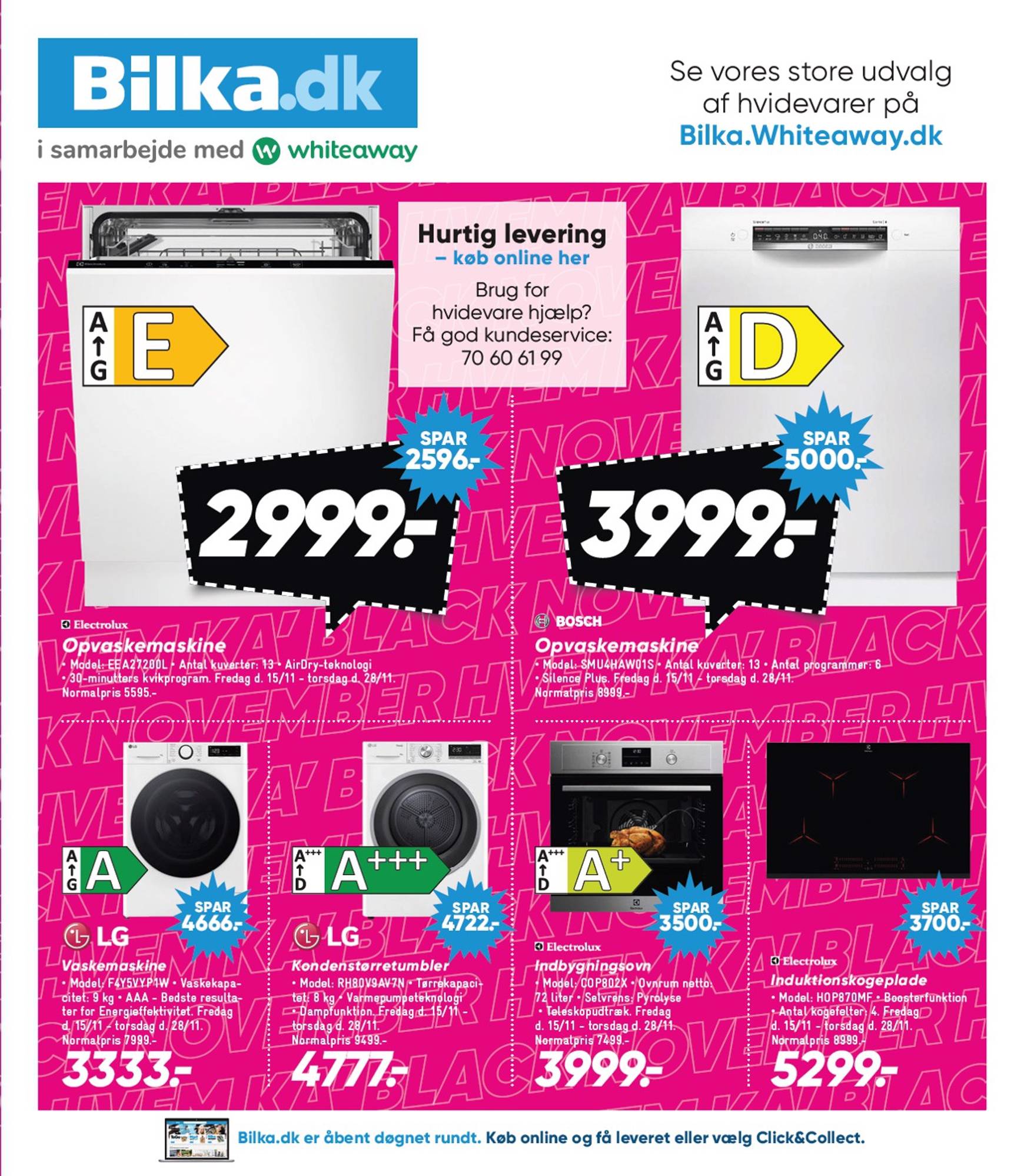 Bilka tilbudsavis gyldig fra 15.11. - 21.11. 21