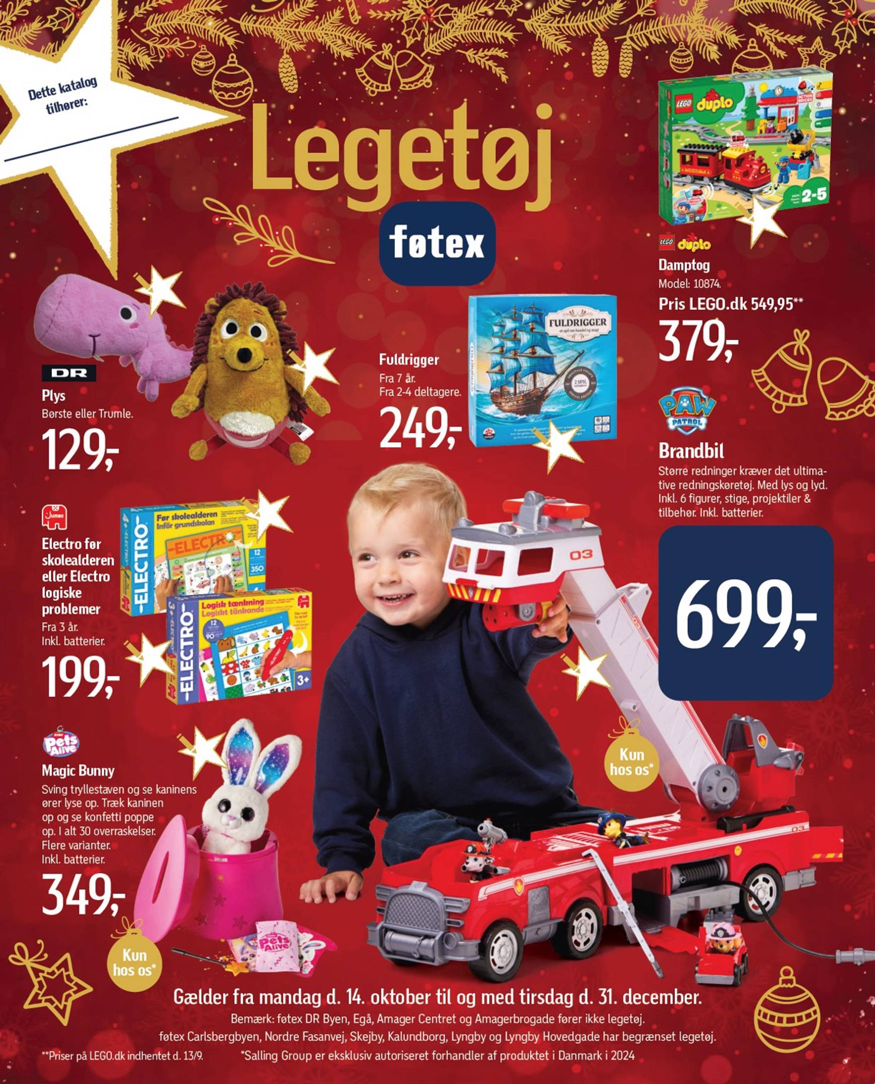 Føtex - Legetøjskatalog tilbudsavis gyldig fra 14.10. - 31.12.