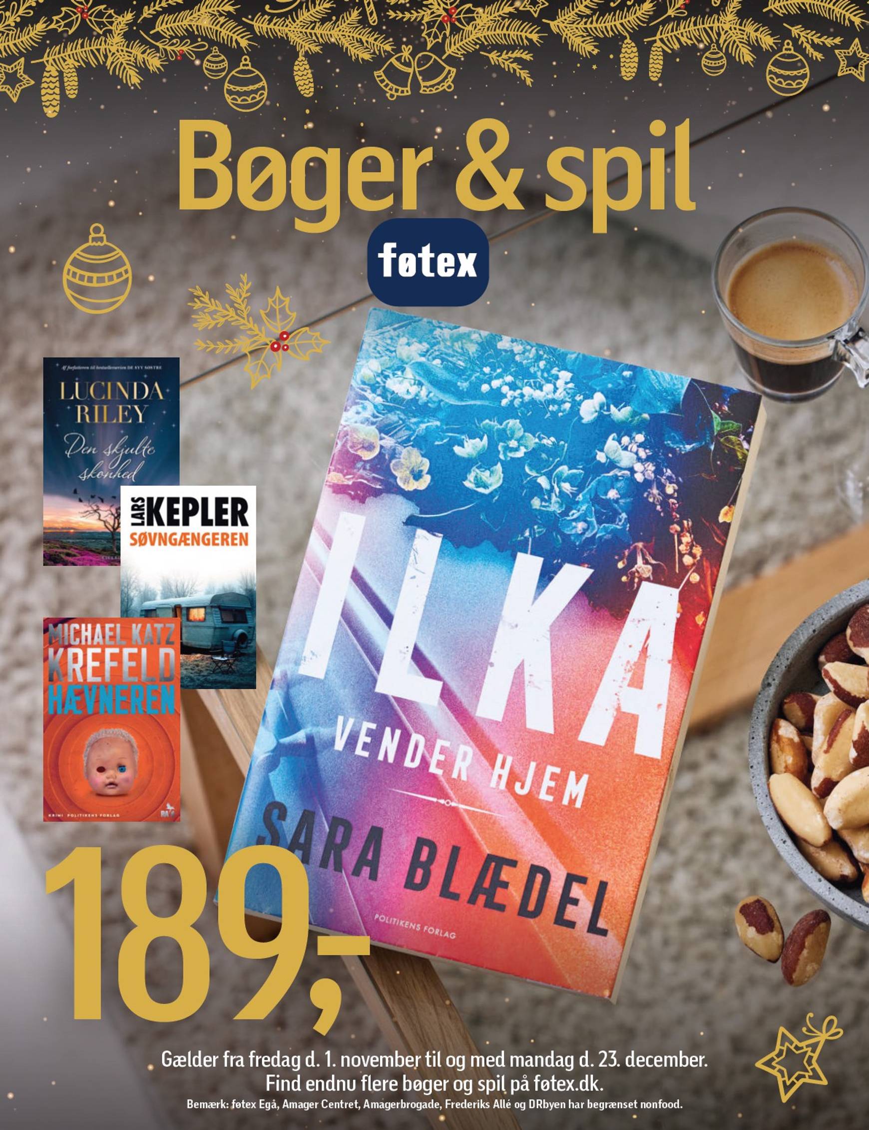 Føtex - Bøger og spil katalog tilbudsavis gyldig fra 01.11. - 23.12.