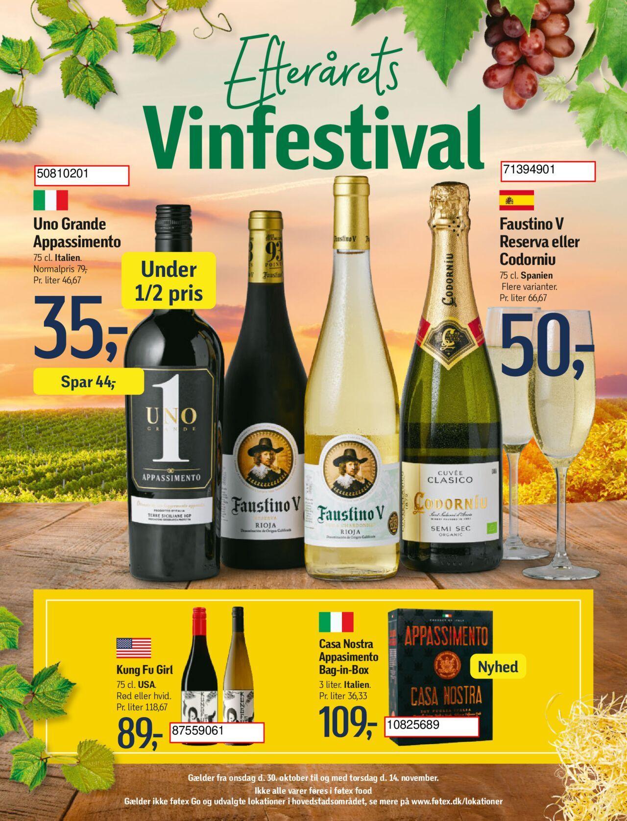 Føtex - Efterårets vinfestival katalog 30/10/2024 - 14/11/2024