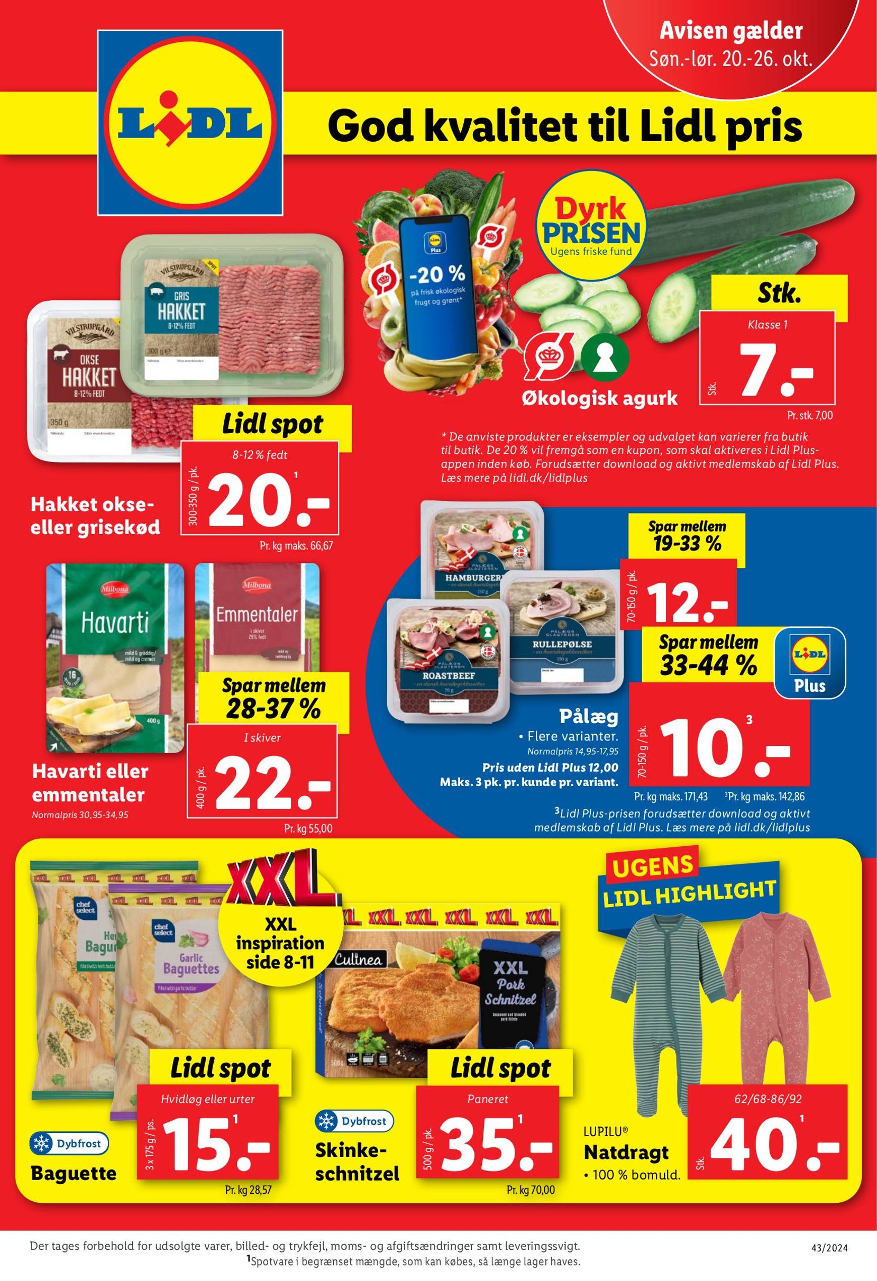 Lidl tilbudsavis gyldig fra 20.10. - 26.10.