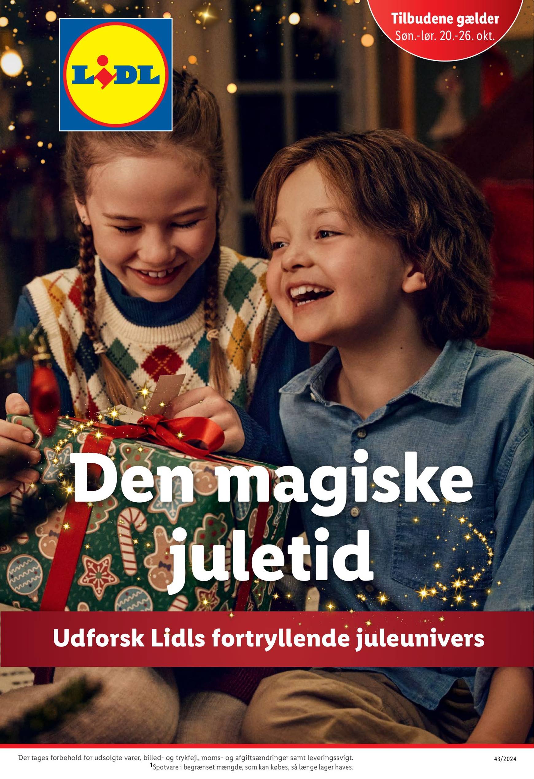 Lidl - Den magiske juletid tilbudsavis gyldig fra 20.10. - 26.10.