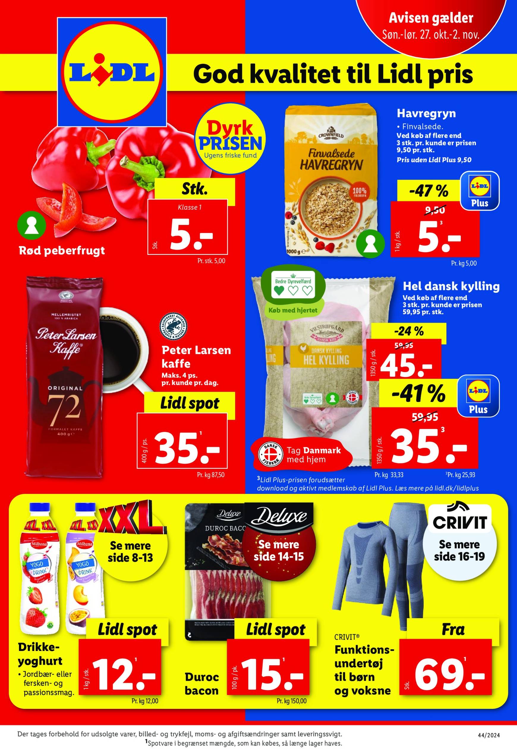 Lidl tilbudsavis gyldig fra 27.10. - 02.11.