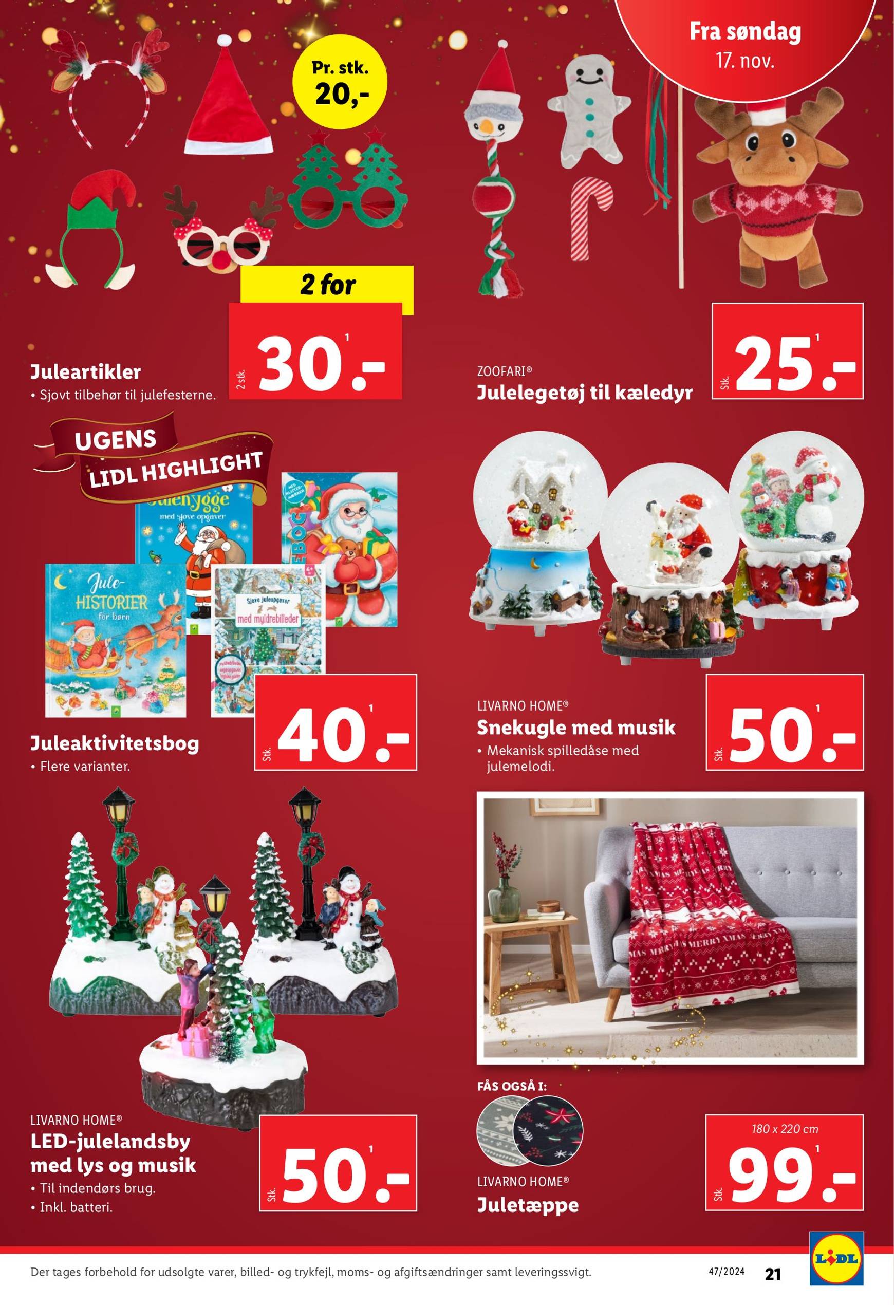 Lidl tilbudsavis gyldig fra 17.11. - 23.11. 21