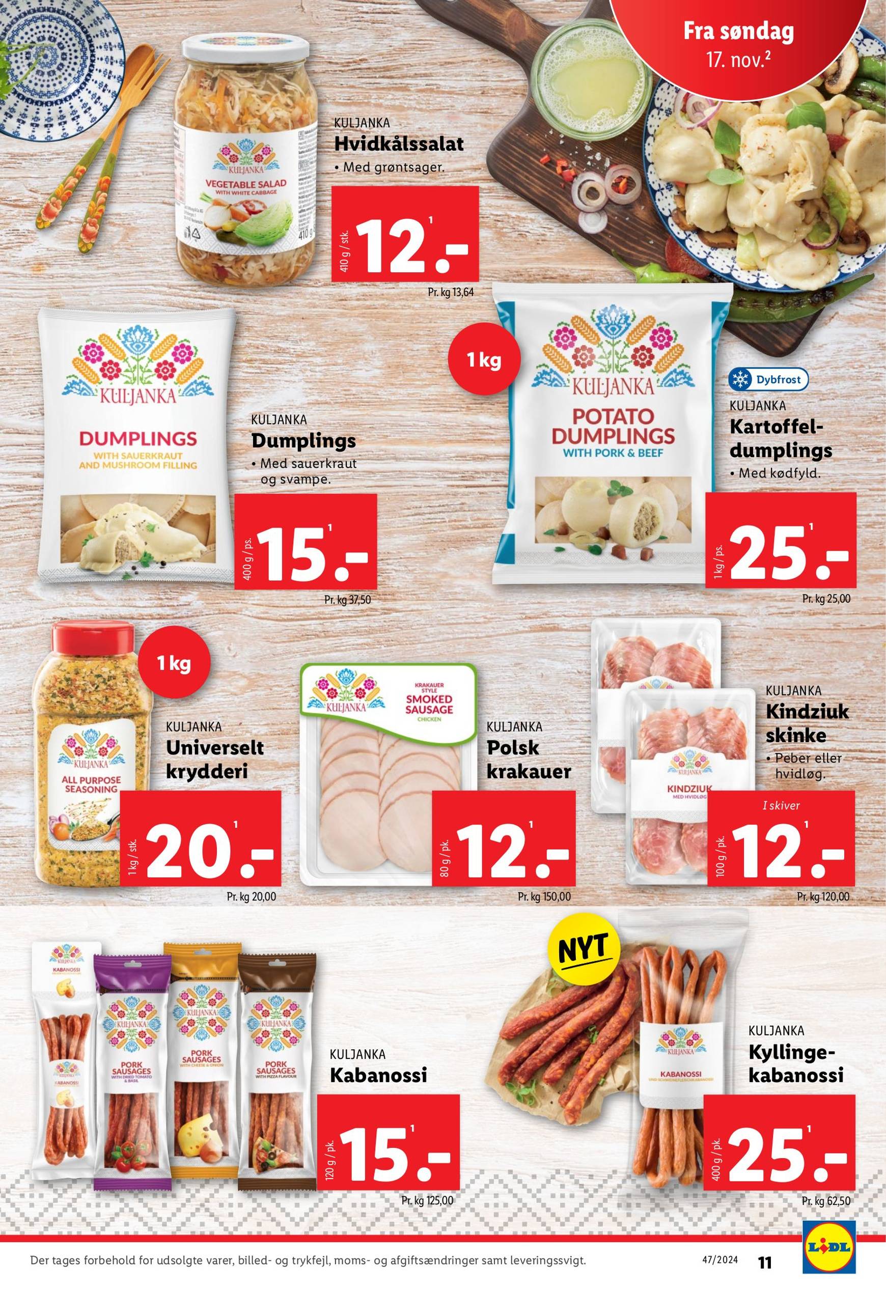 Lidl tilbudsavis gyldig fra 17.11. - 23.11. 11