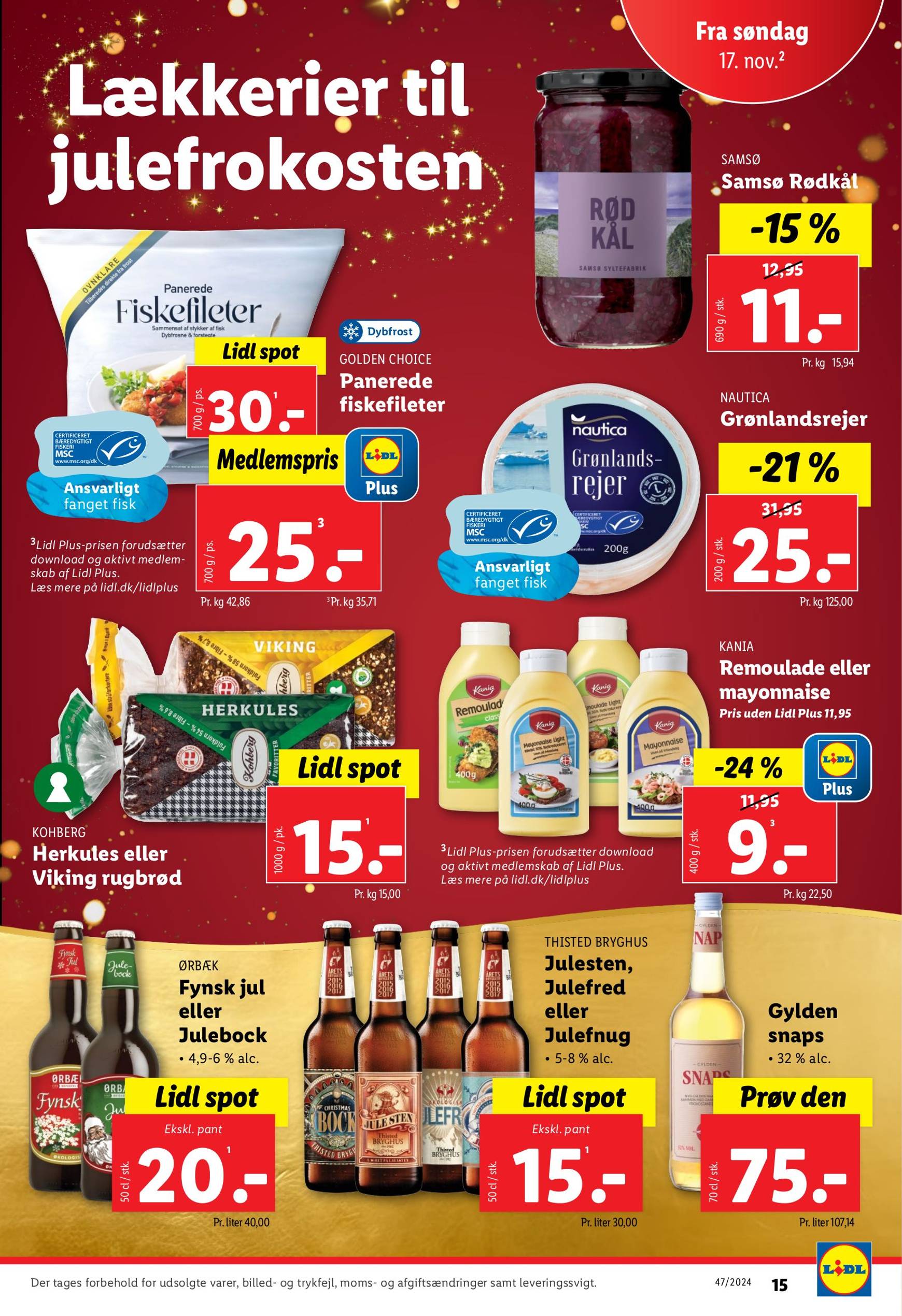 Lidl tilbudsavis gyldig fra 17.11. - 23.11. 15