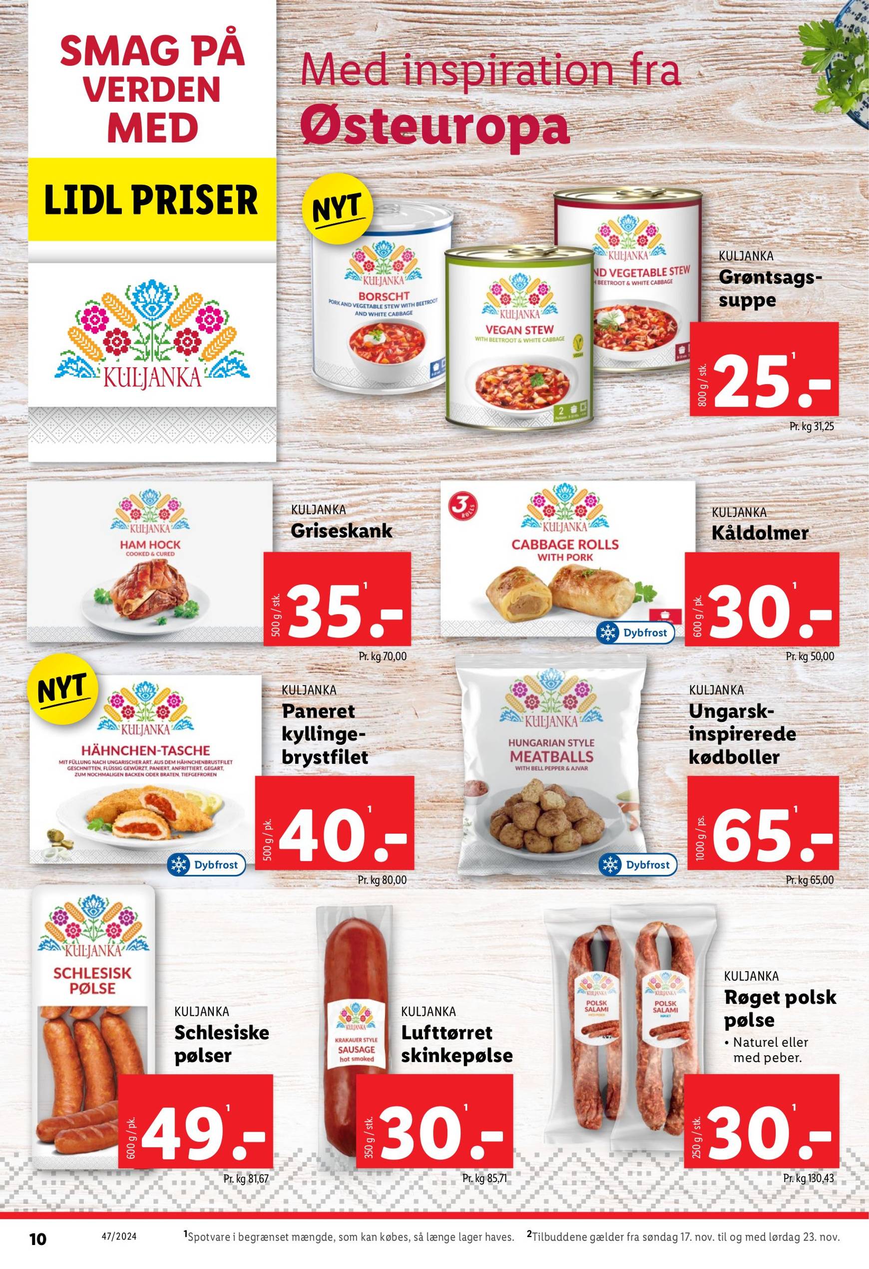 Lidl tilbudsavis gyldig fra 17.11. - 23.11. 10