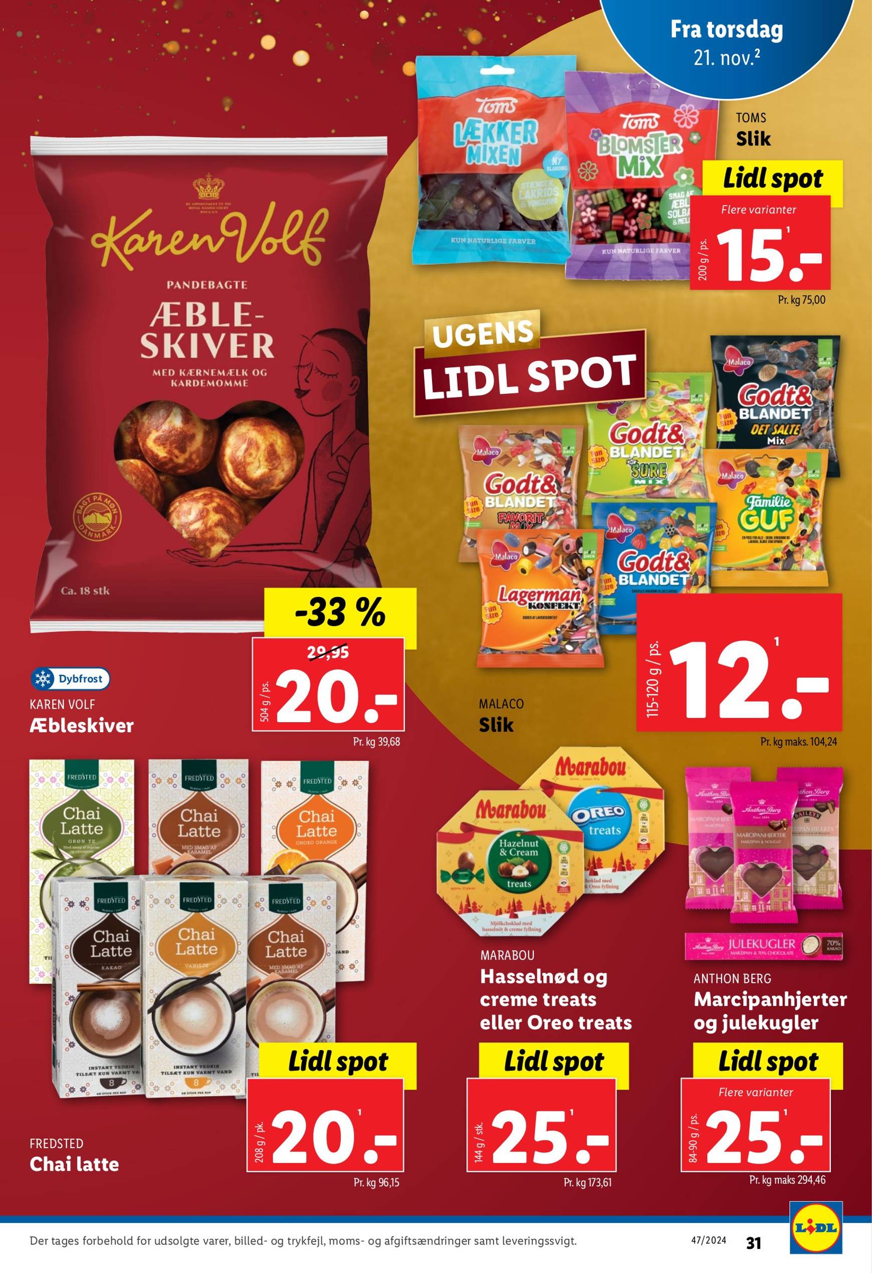 Lidl tilbudsavis gyldig fra 17.11. - 23.11. 31