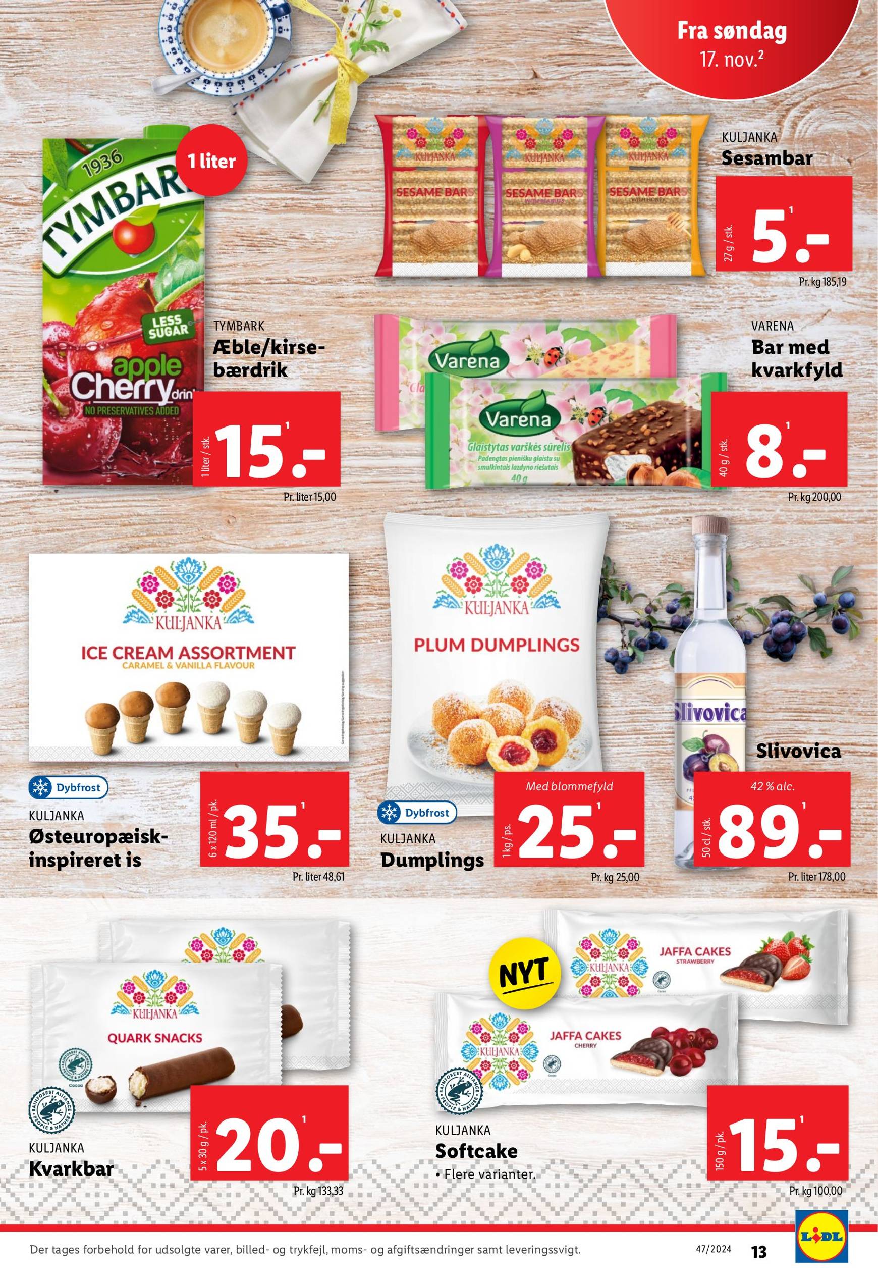 Lidl tilbudsavis gyldig fra 17.11. - 23.11. 13