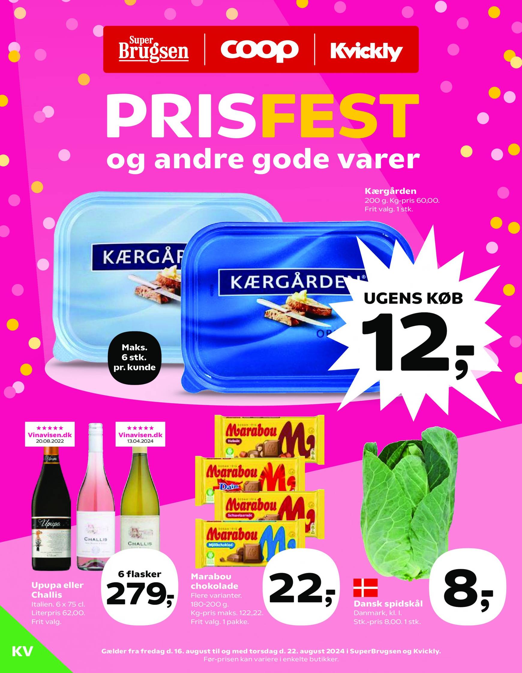 Coop - Kvickly nuværende 16.08. tilbudsavis - 22.08.