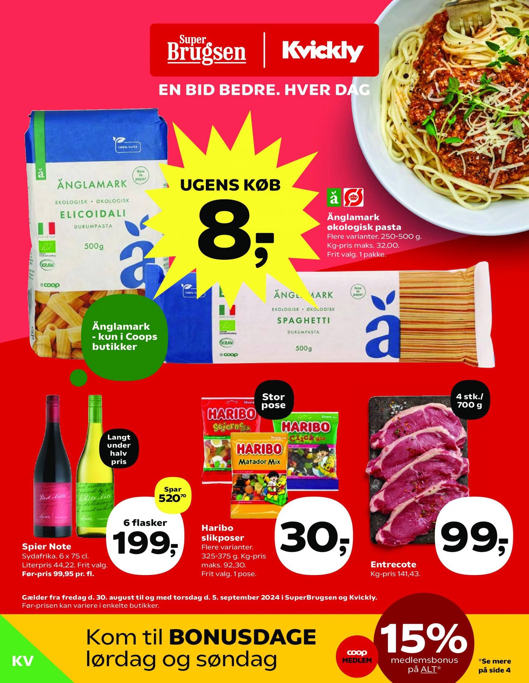 Nyeste Coop - Kvickly-tilbudsavis gyldig fra 30.08. - 05.09.