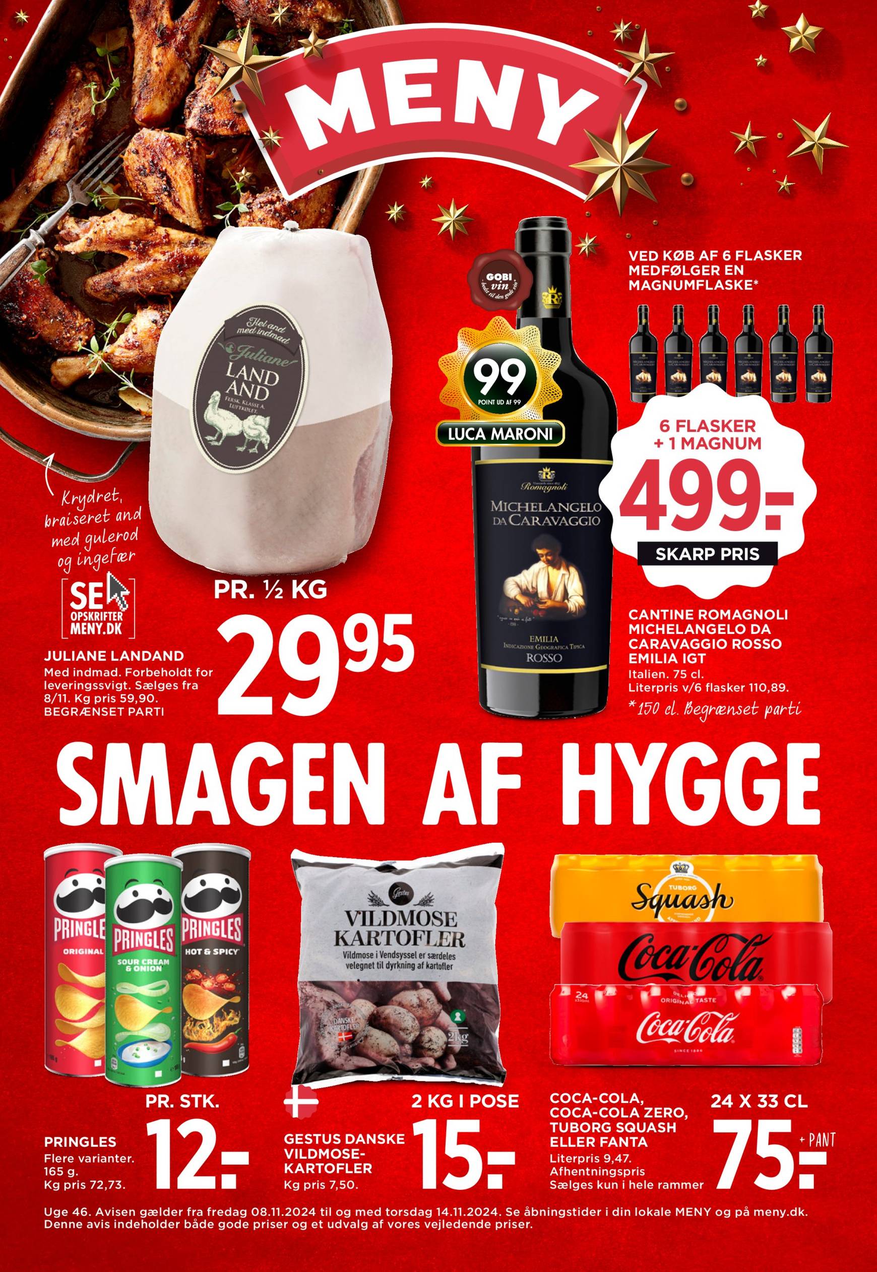 Meny tilbudsavis gyldig fra 08.11. - 14.11.