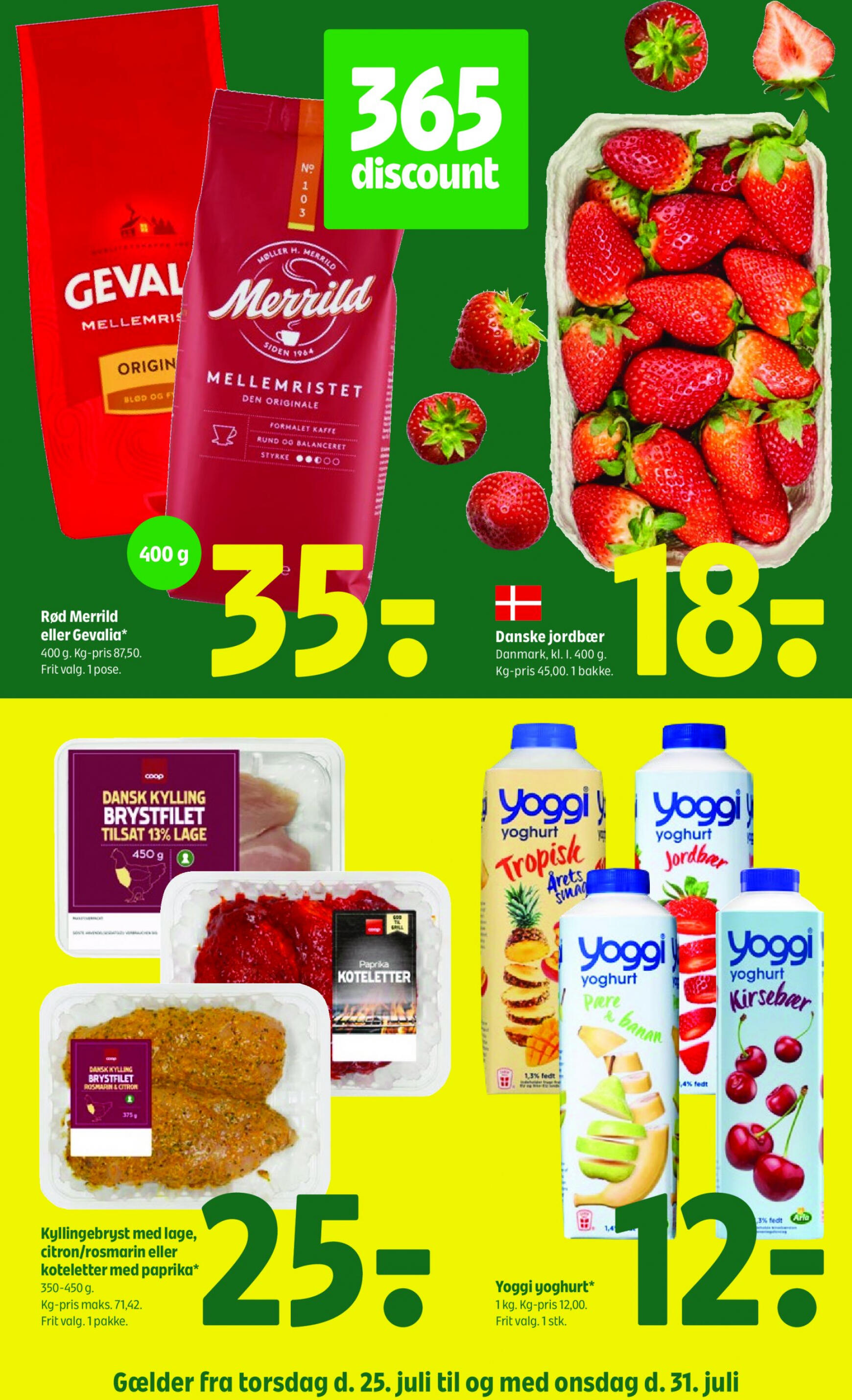 Coop - Fakta nuværende 25.07. tilbudsavis - 31.07.