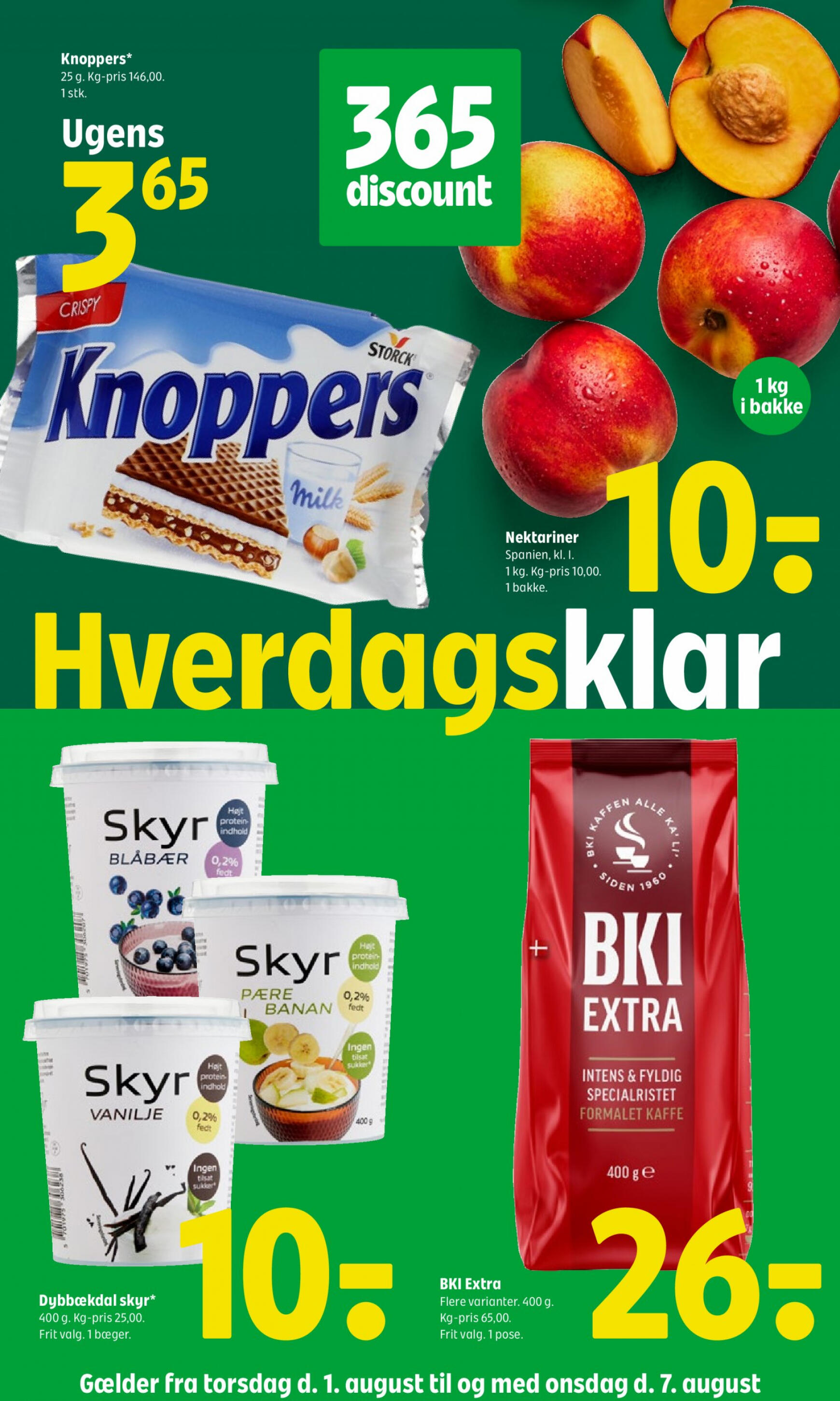 Coop - Fakta nuværende 01.08. tilbudsavis - 07.08.