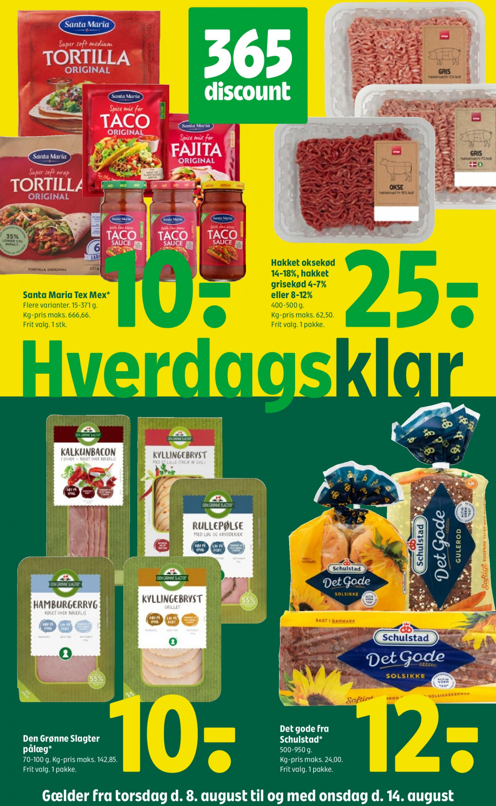 Coop - Fakta nuværende 08.08. tilbudsavis - 14.08.