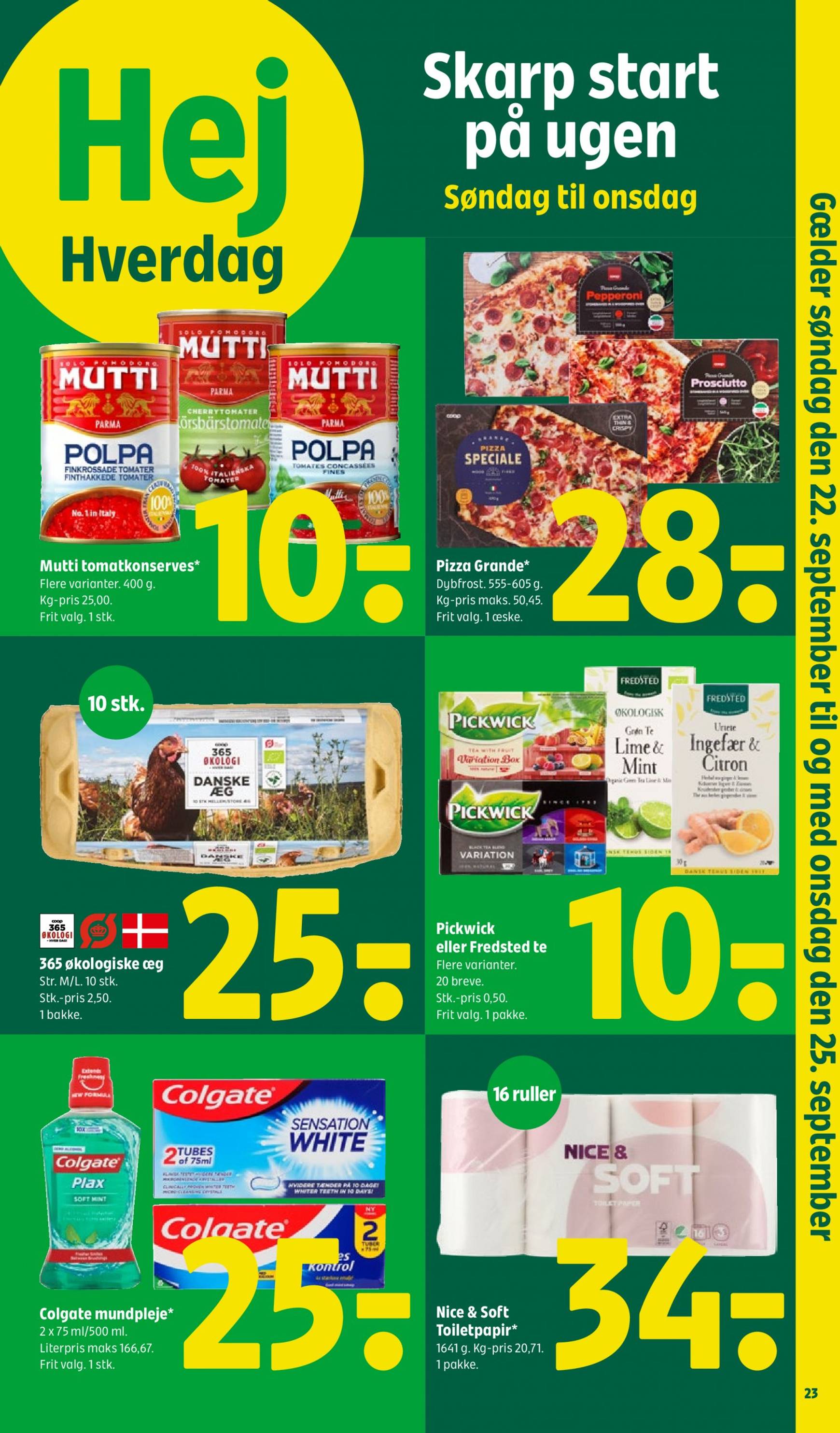 Nyeste Coop - Fakta-tilbudsavis gyldig fra 19.09. - 25.09. 23