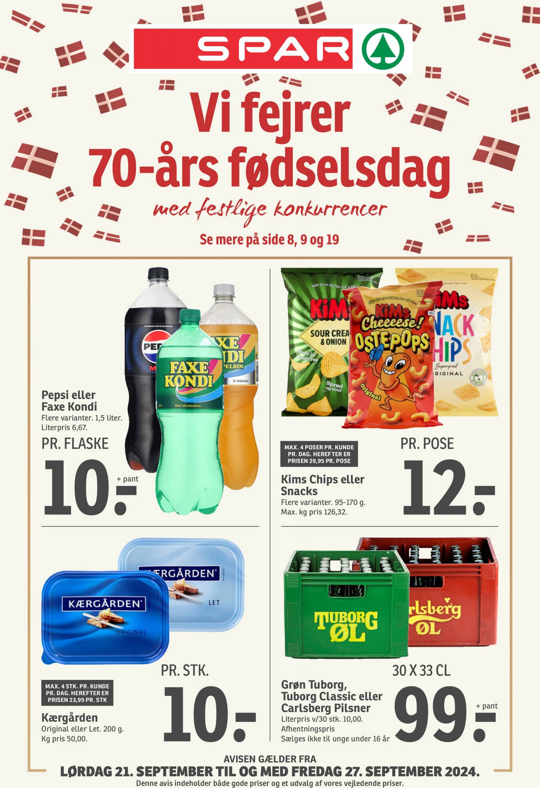 Nyeste Spar-tilbudsavis gyldig fra 21.09. - 27.09.