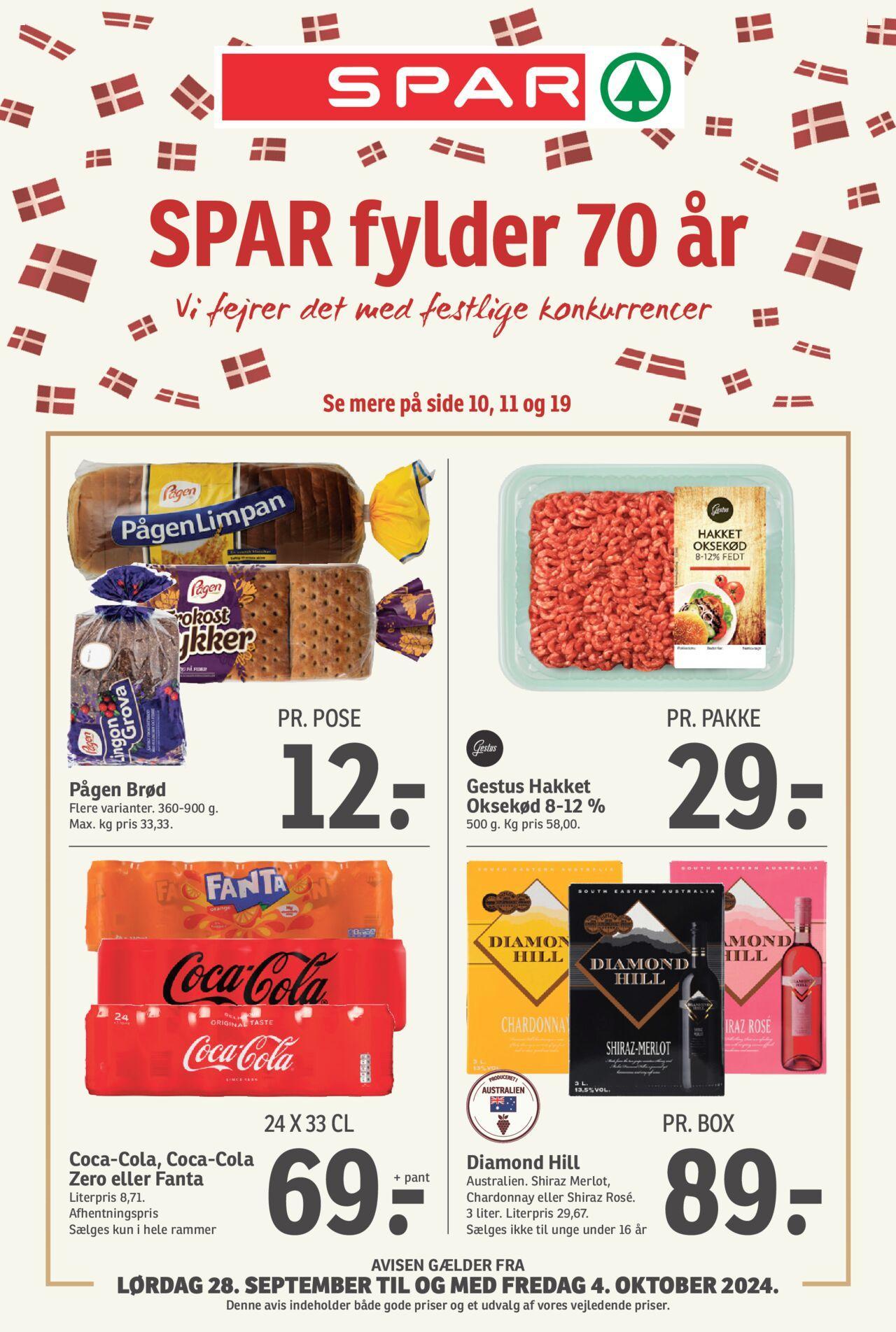 Spar - Tilbudsavis 28/09/2024 - 04/10/2024