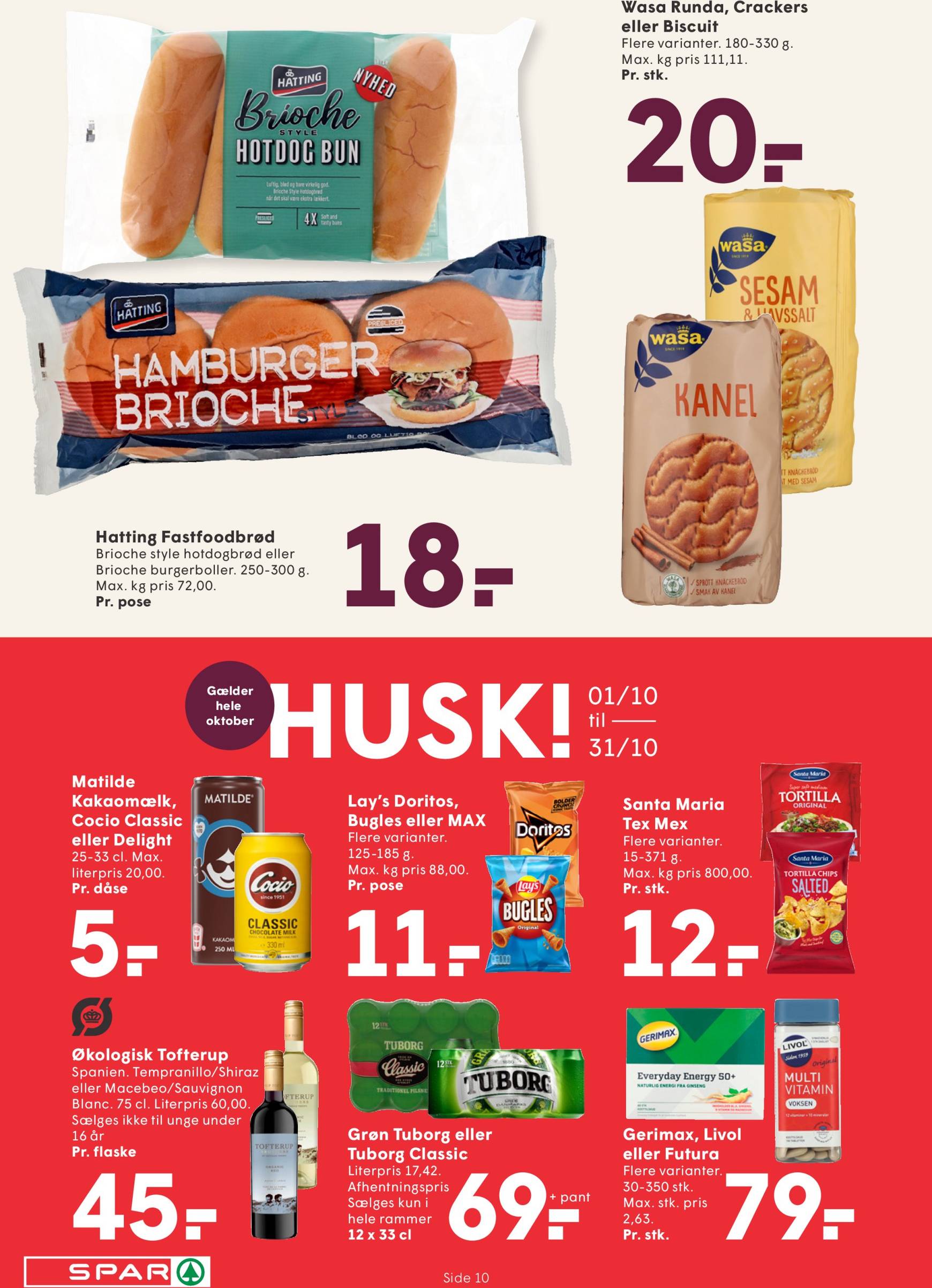 Spar tilbudsavis gyldig fra 12.10. - 18.10. 10