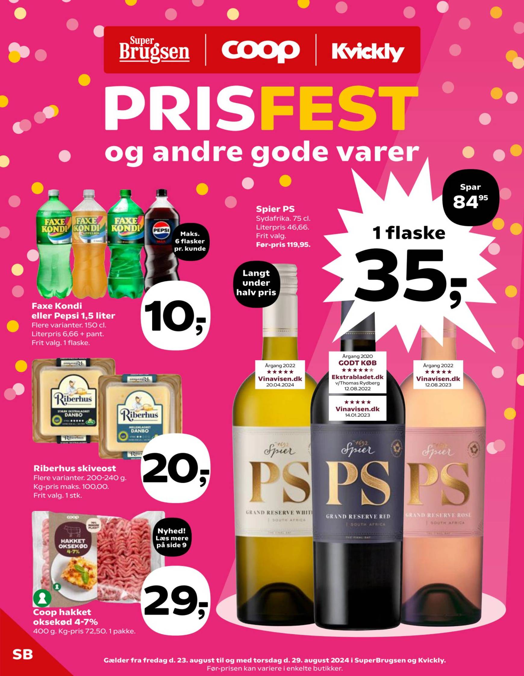 Nyeste COOP - Super Brugsen-tilbudsavis gyldig fra 23.08. - 29.08.