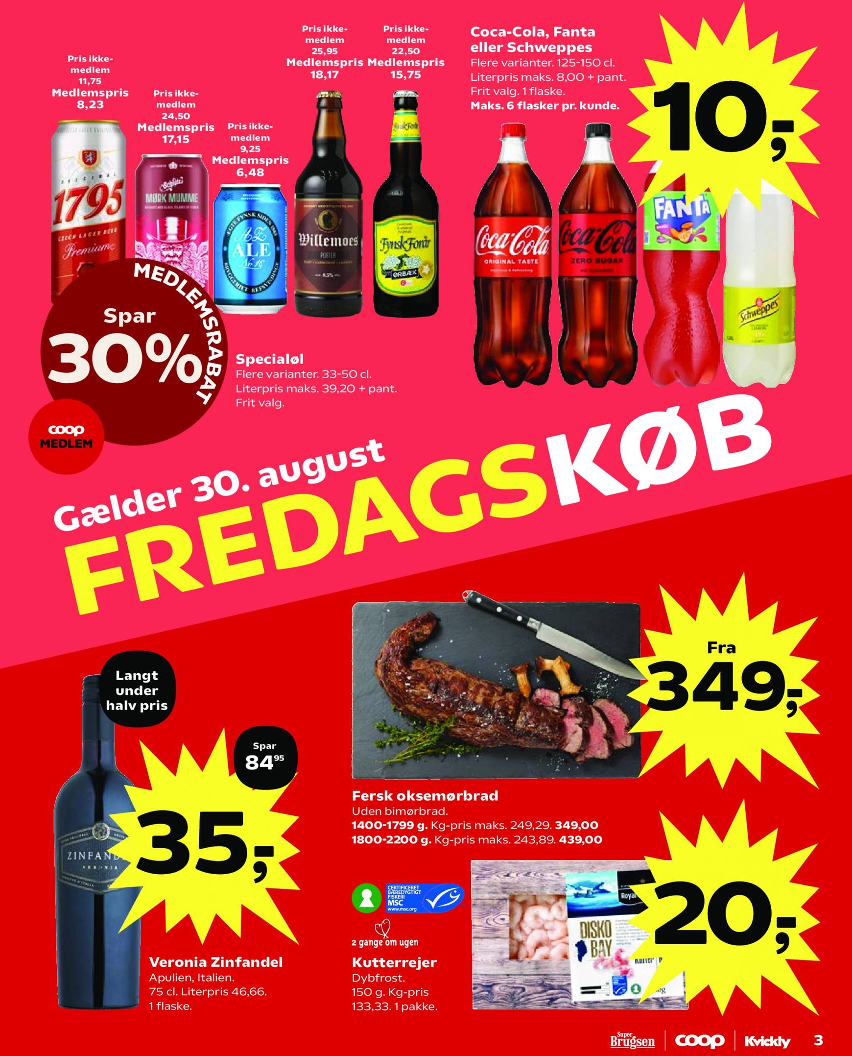 Nyeste COOP - Super Brugsen-tilbudsavis gyldig fra 30.08. - 05.09. 3