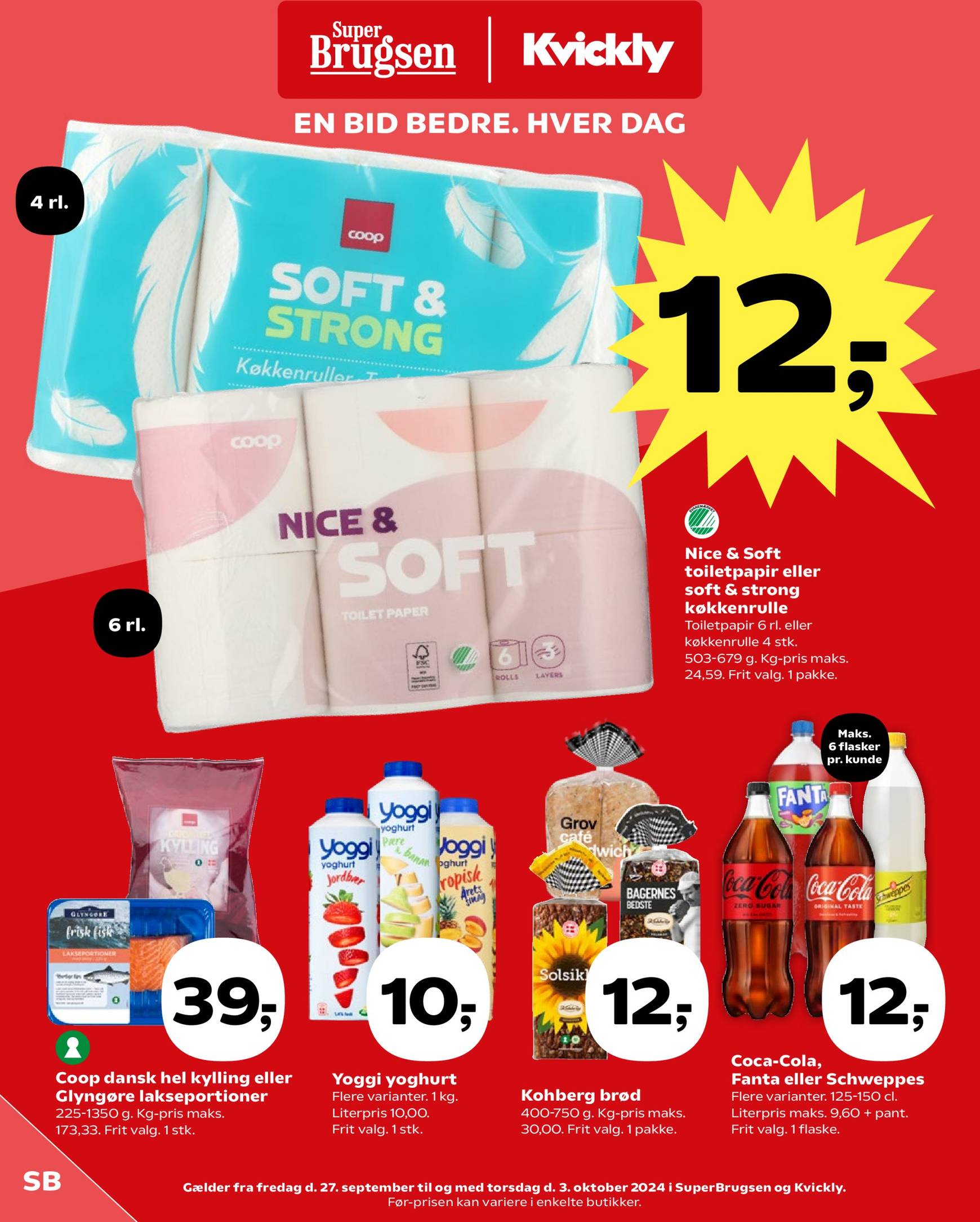 Nyeste COOP - Super Brugsen tilbudsavis gyldig fra 27.09. - 03.10.