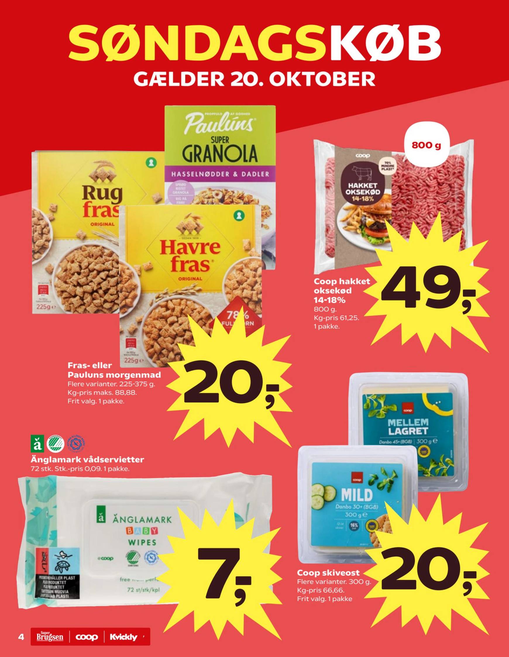 COOP - Super Brugsen tilbudsavis gyldig fra 18.10. - 24.10. 4