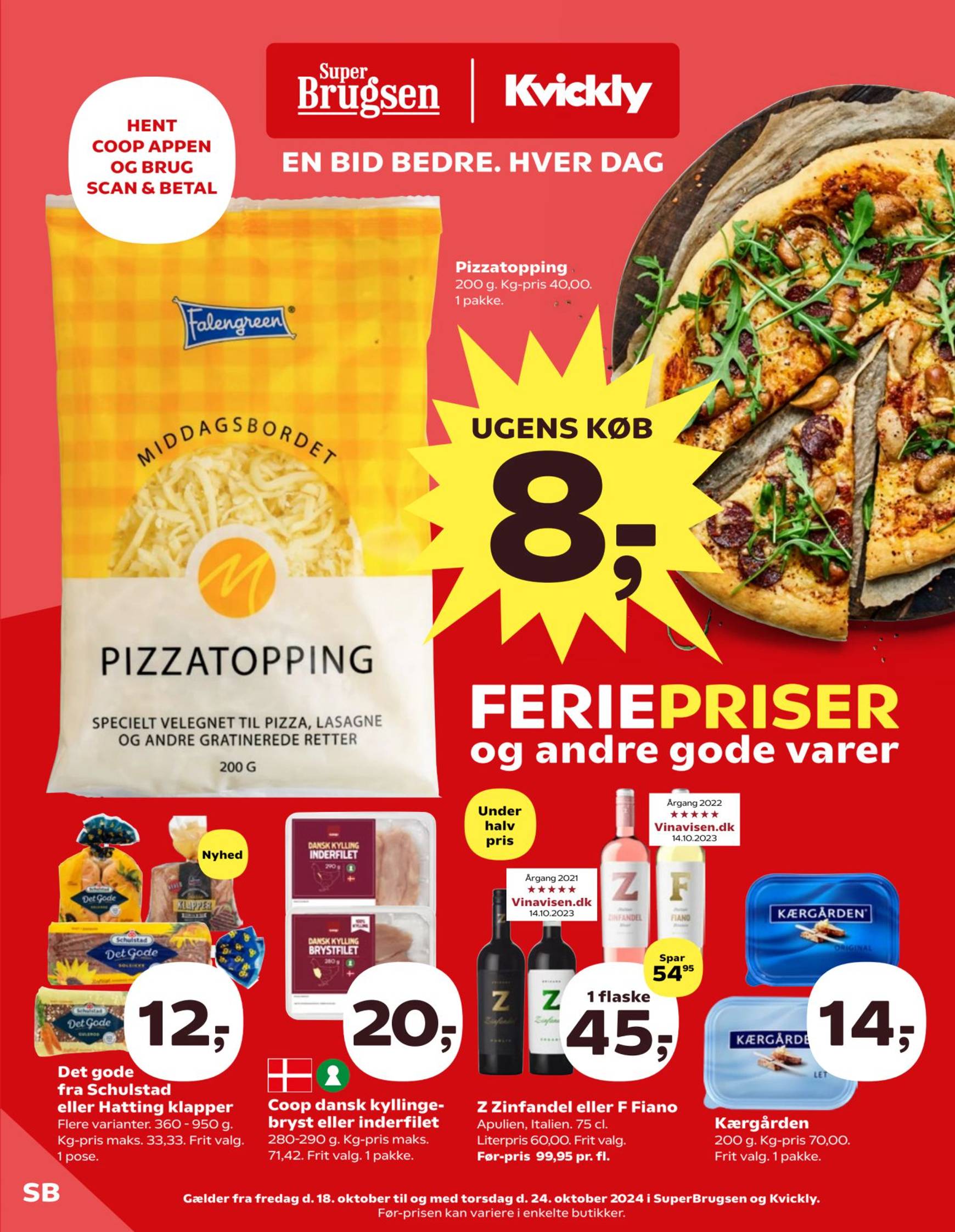 COOP - Super Brugsen tilbudsavis gyldig fra 18.10. - 24.10.