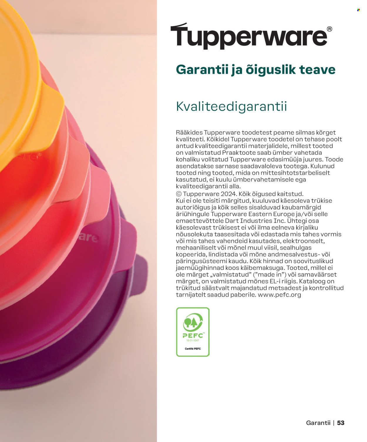 Tupperware kliendileht - KEVAD & SUVI 2024 53