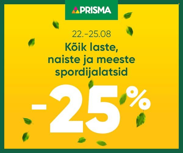 Prisma kliendileht (22.08 - 25.08.2024)