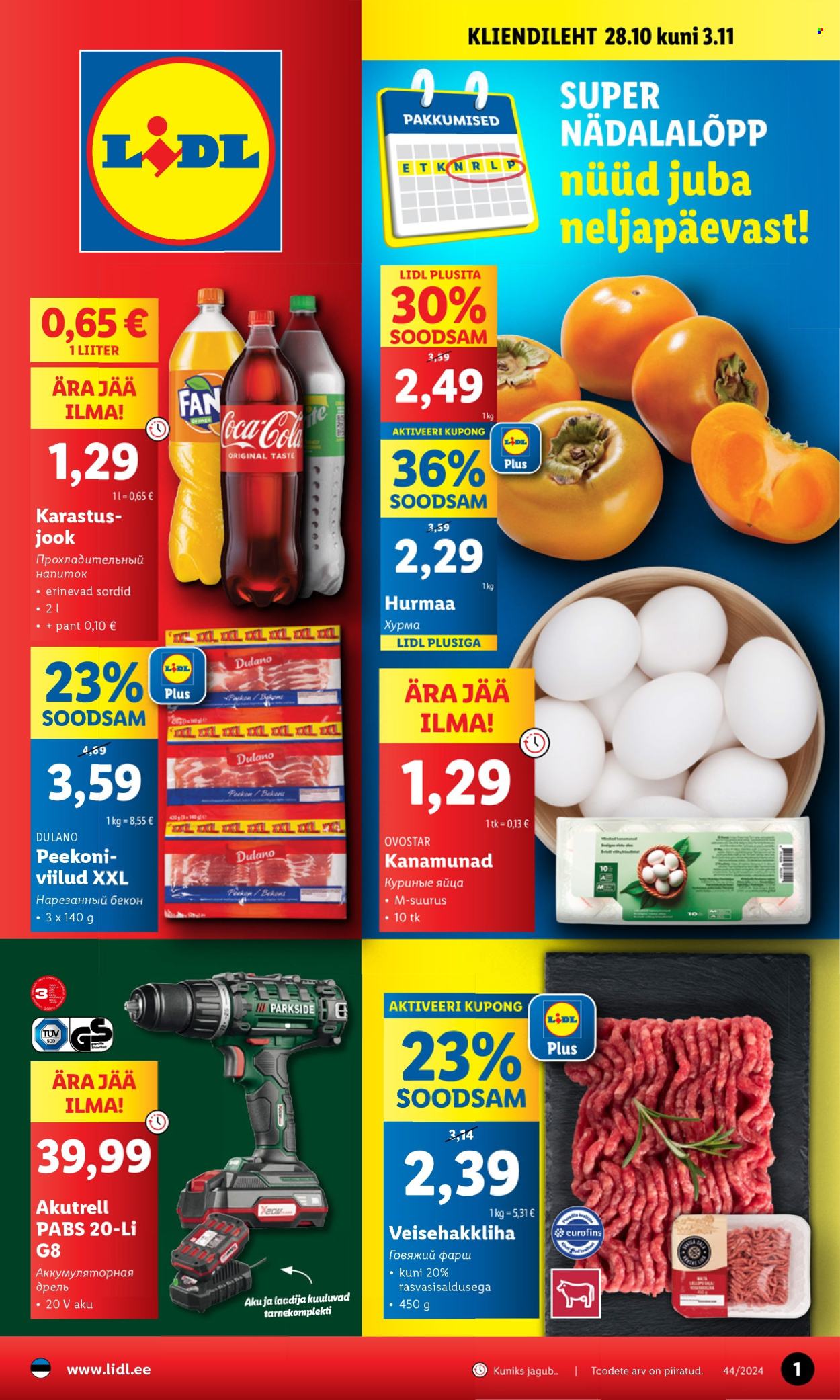 Lidl kliendileht - Kliendileht (28.10 - 3.11.2024)