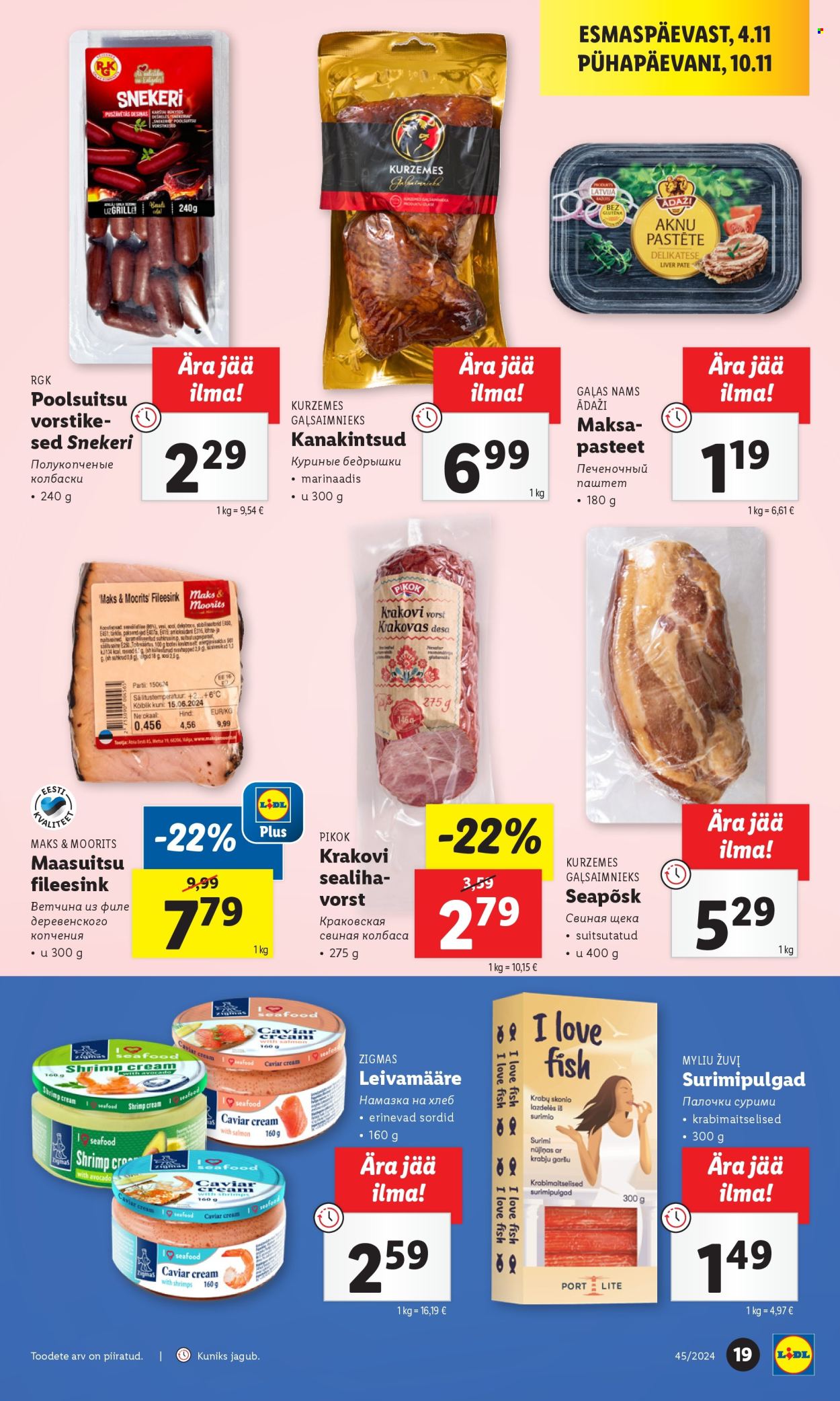 Lidl kliendileht - Kliendileht (7.11 - 10.11.2024) 19