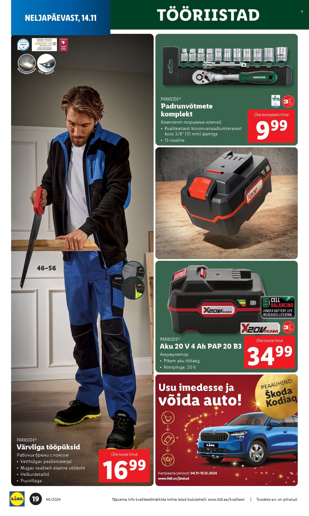 Lidl kliendileht - Tööstuskaupade pakkumised (11.11 - 17.11.2024) 18