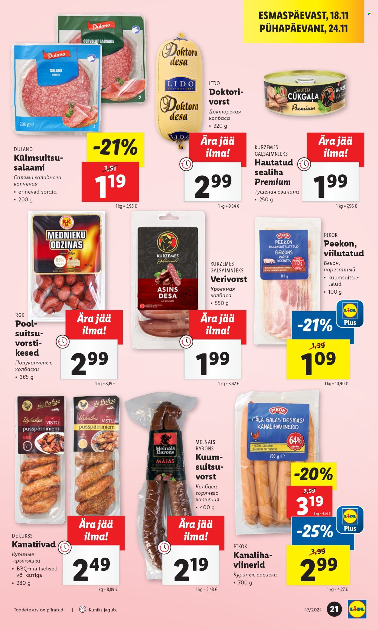 Lidl kliendileht - Kliendileht (21.11 - 24.11.2024) 21