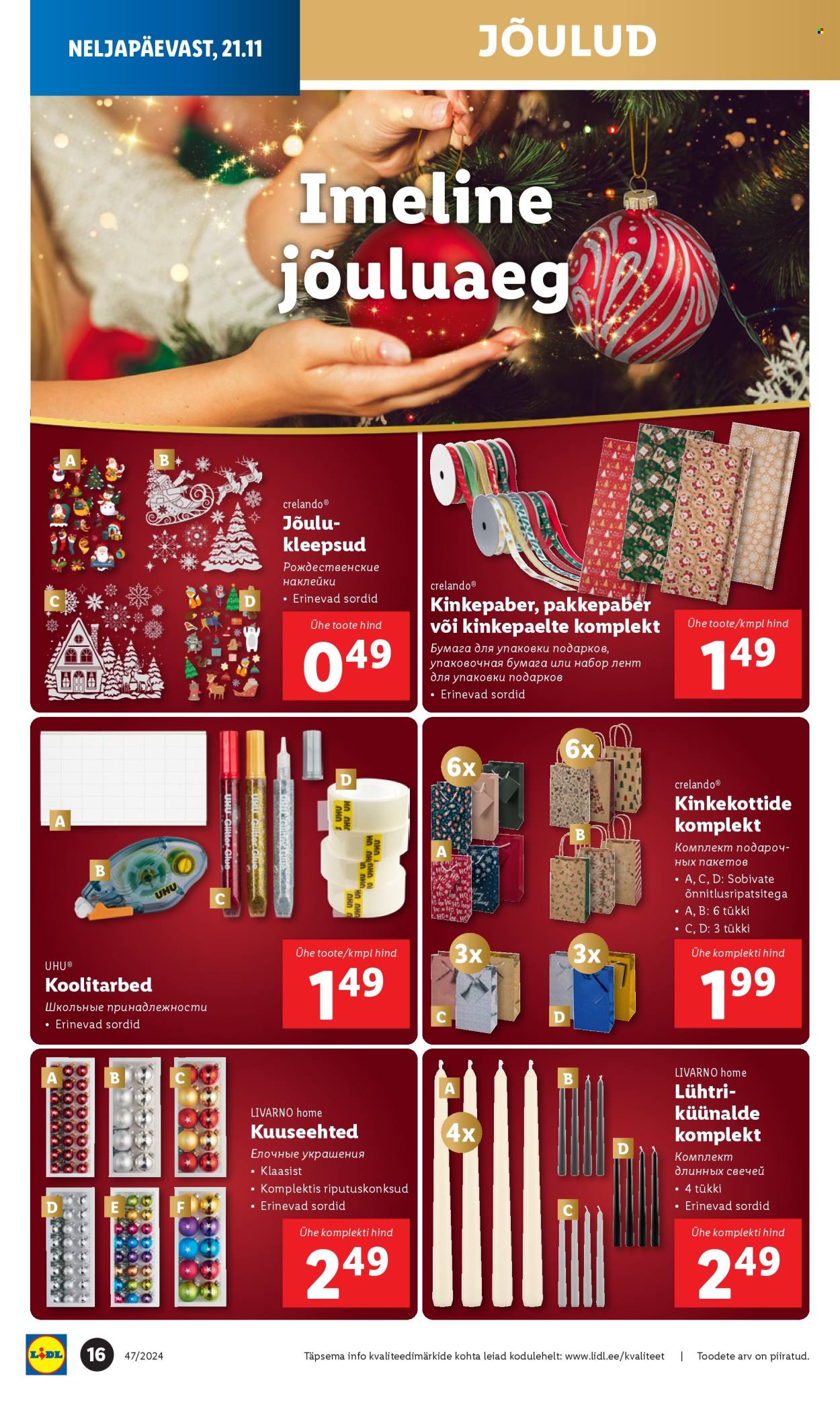 Lidl kliendileht - Tööstuskaupade pakkumised (18.11 - 24.11.2024) 16