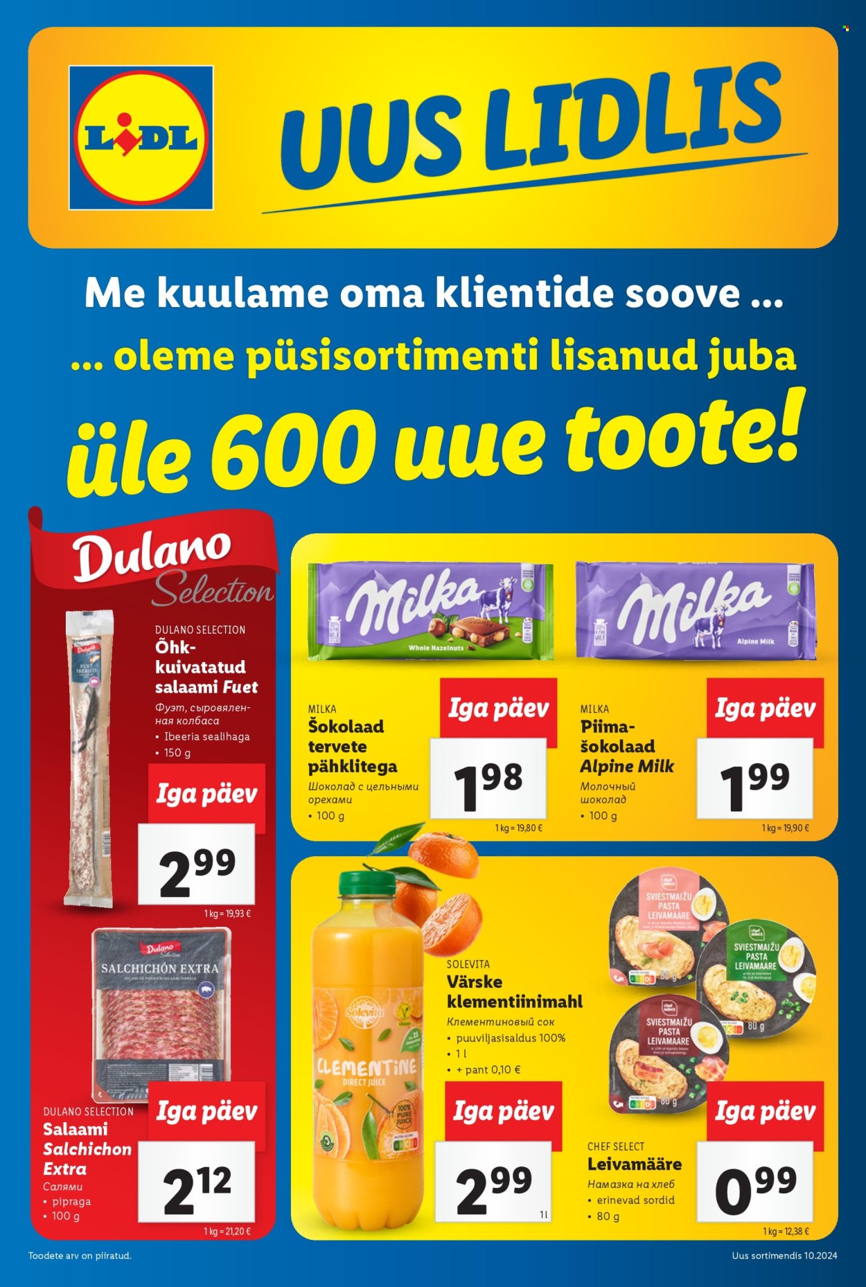 Lidl kliendileht - Uus Lidlis