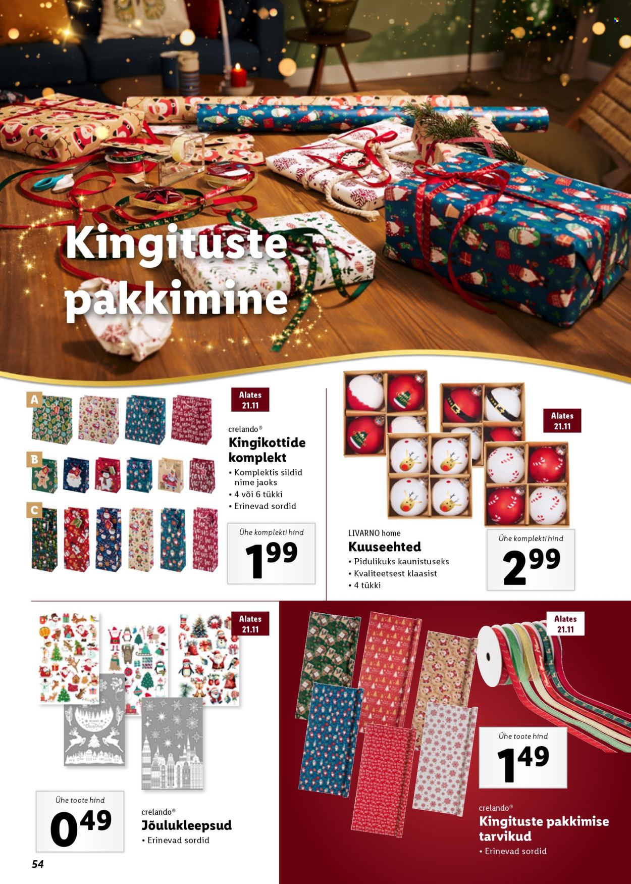 Lidl kliendileht - Jõulukataloog 54