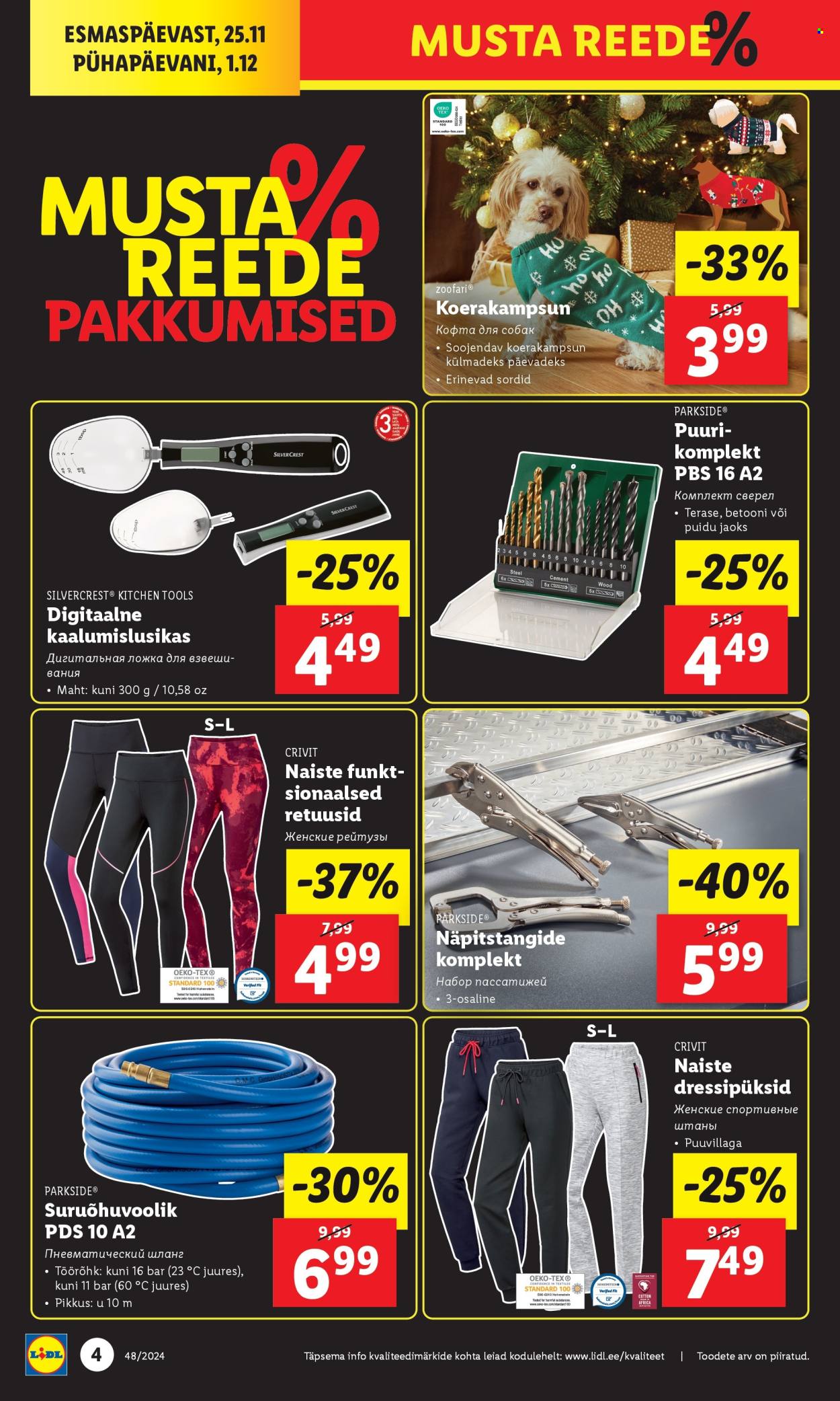 Lidl kliendileht - Tööstuskaupade pakkumised (25.11 - 1.12.2024) 4