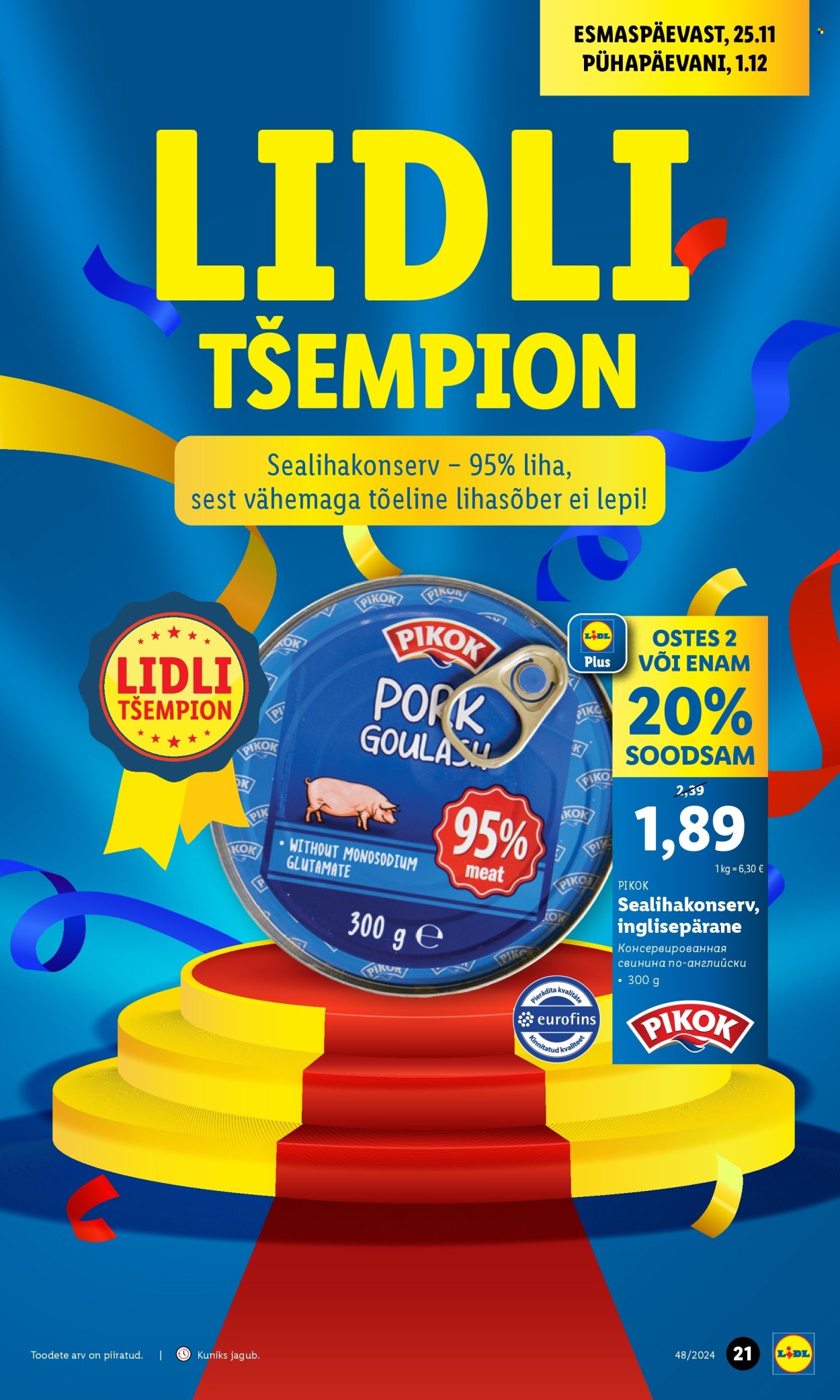 Lidl kliendileht (25.11 - 1.12.2024) 21