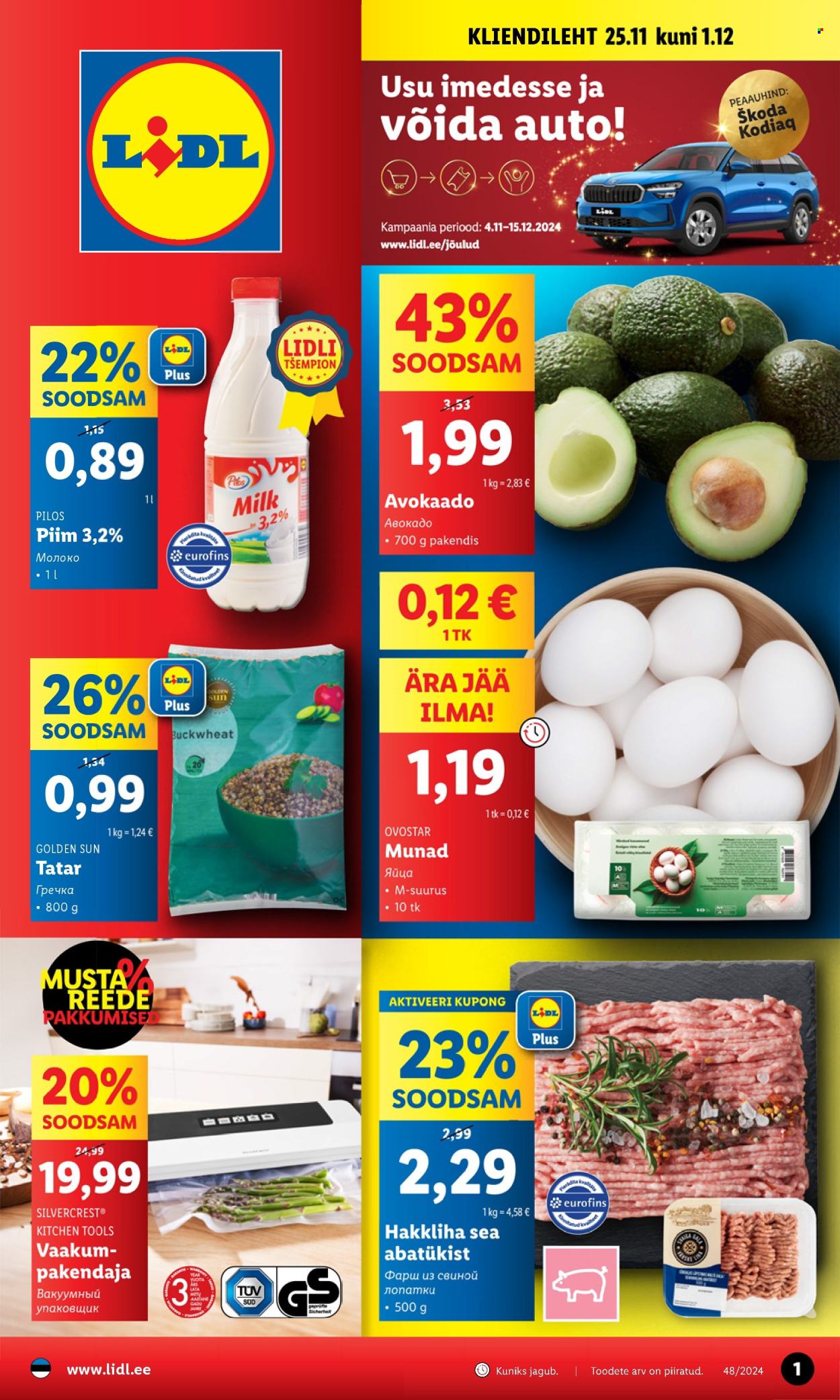 Lidl kliendileht (25.11 - 1.12.2024)