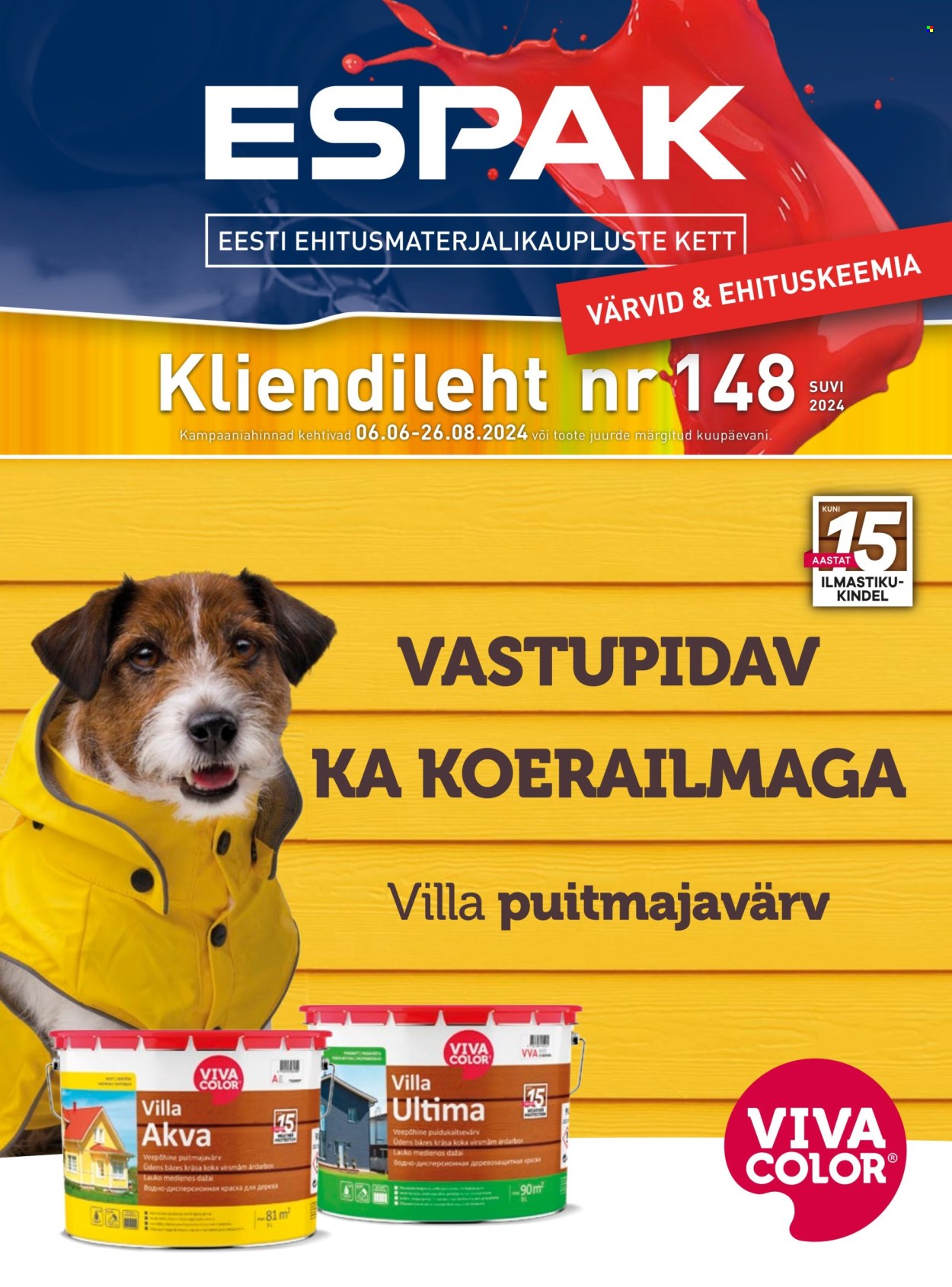 ESPAK kliendileht (6.06 - 28.08.2024)